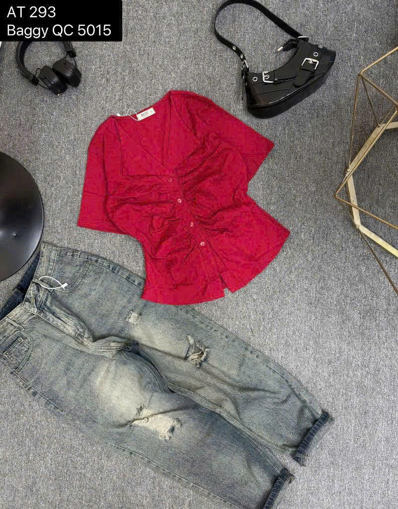Áo thun cổ kiểu nhún ngực bigsize AT293 dành cho nàng béo mập từ 55-90kg_thumbnail_10