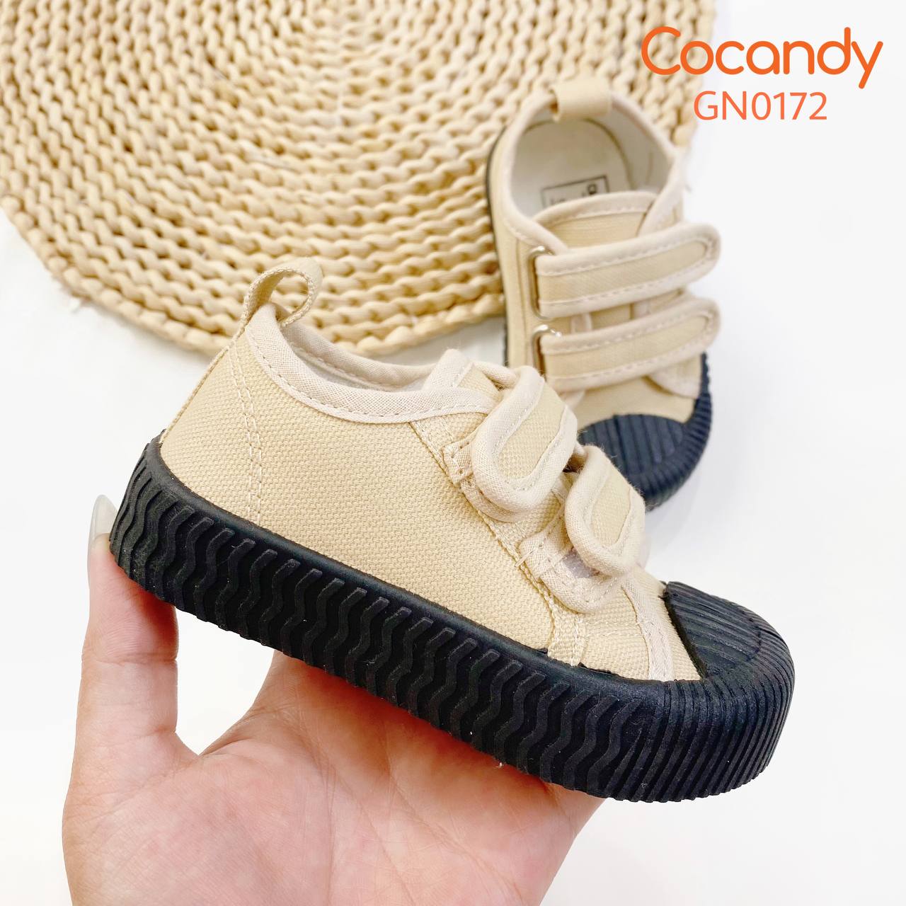 Giầy nhập L2  BE đế ĐEN C00131_thumbnail_0