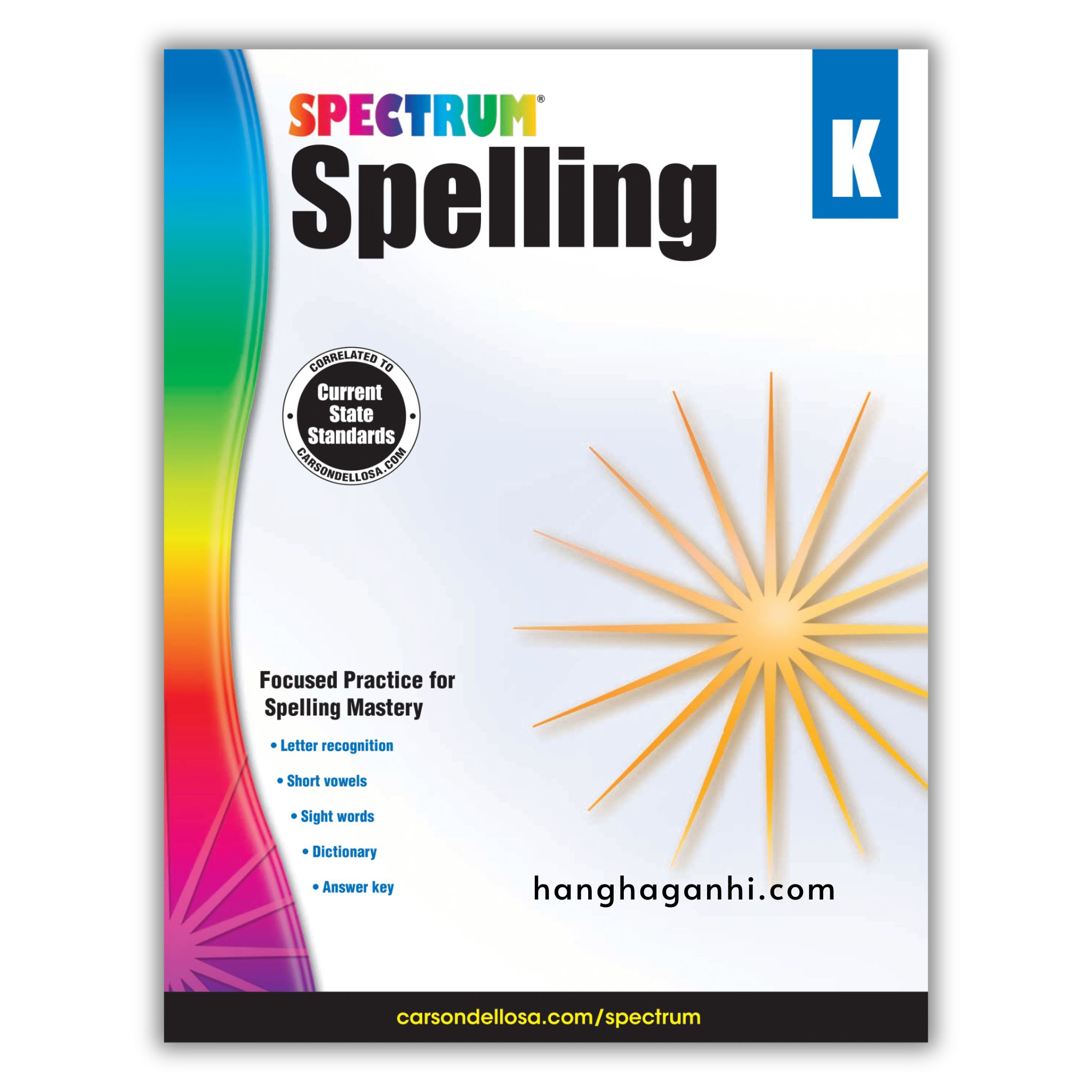 Sách Spectrum Spelling Workbook Grade K_thumbnail_0