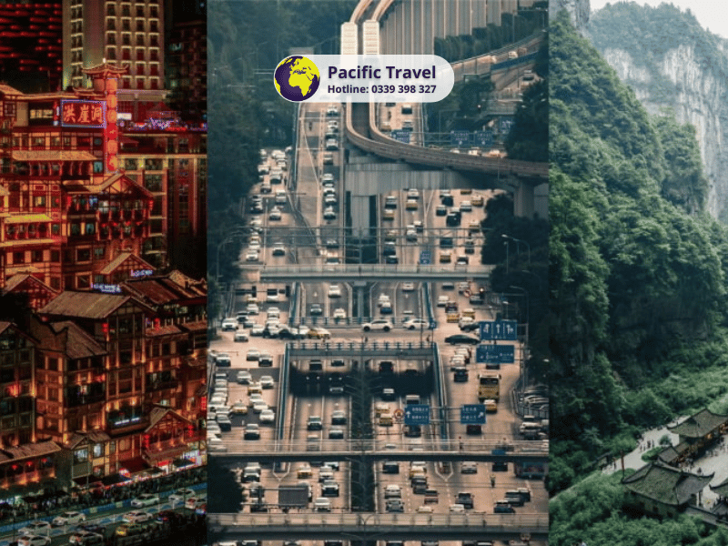 Trung Quốc: Trùng Khánh Mono 4n4đ - Khám phá thành phố 8D