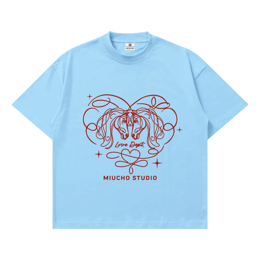 Áo thun couple cặp đôi form boxy Miucho vải thoáng mát trái tim dễ thương Tết in mix 2904_thumbnail_13