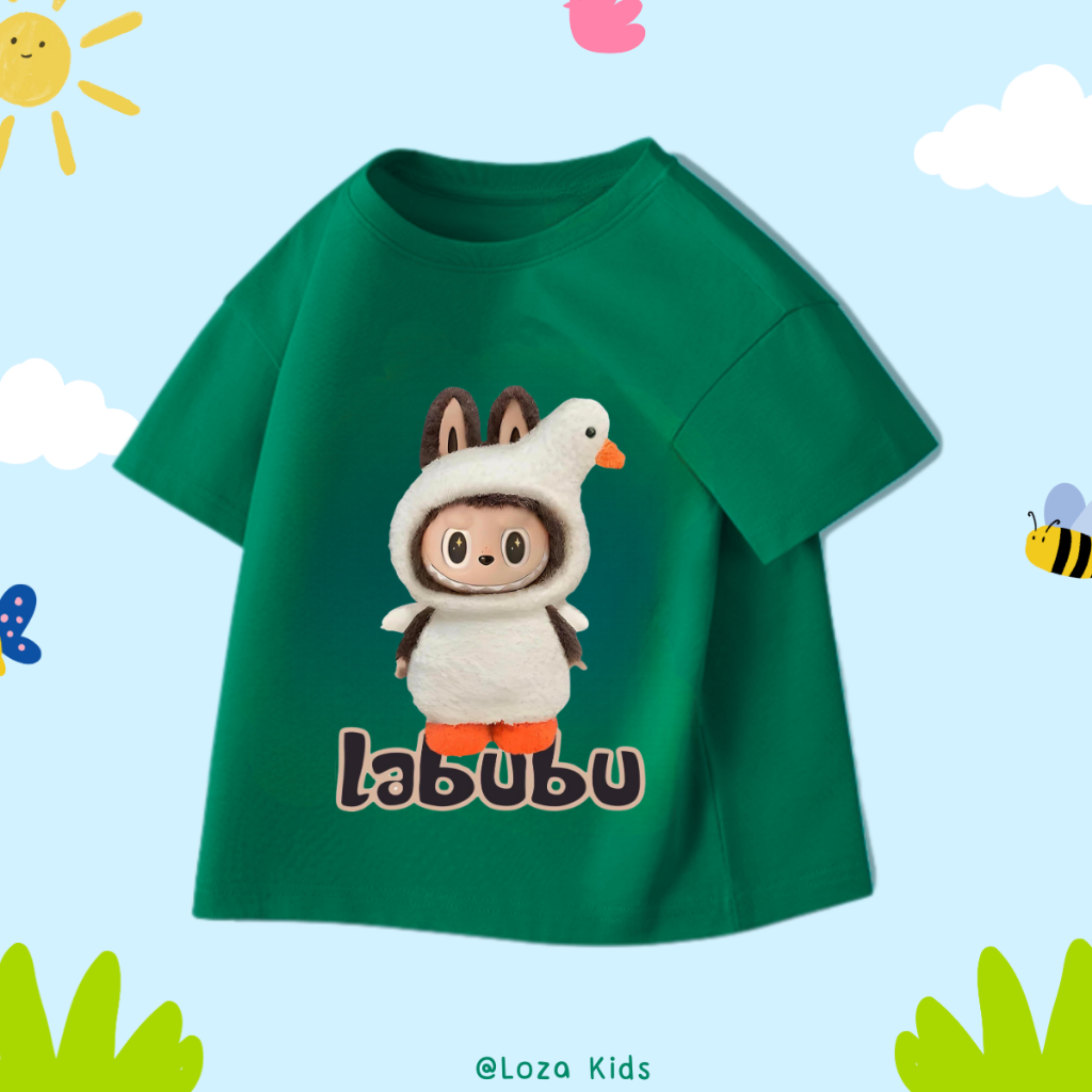 Áo thun bé trai in hình  Labubu  - Loza Kids AT2793_thumbnail_3