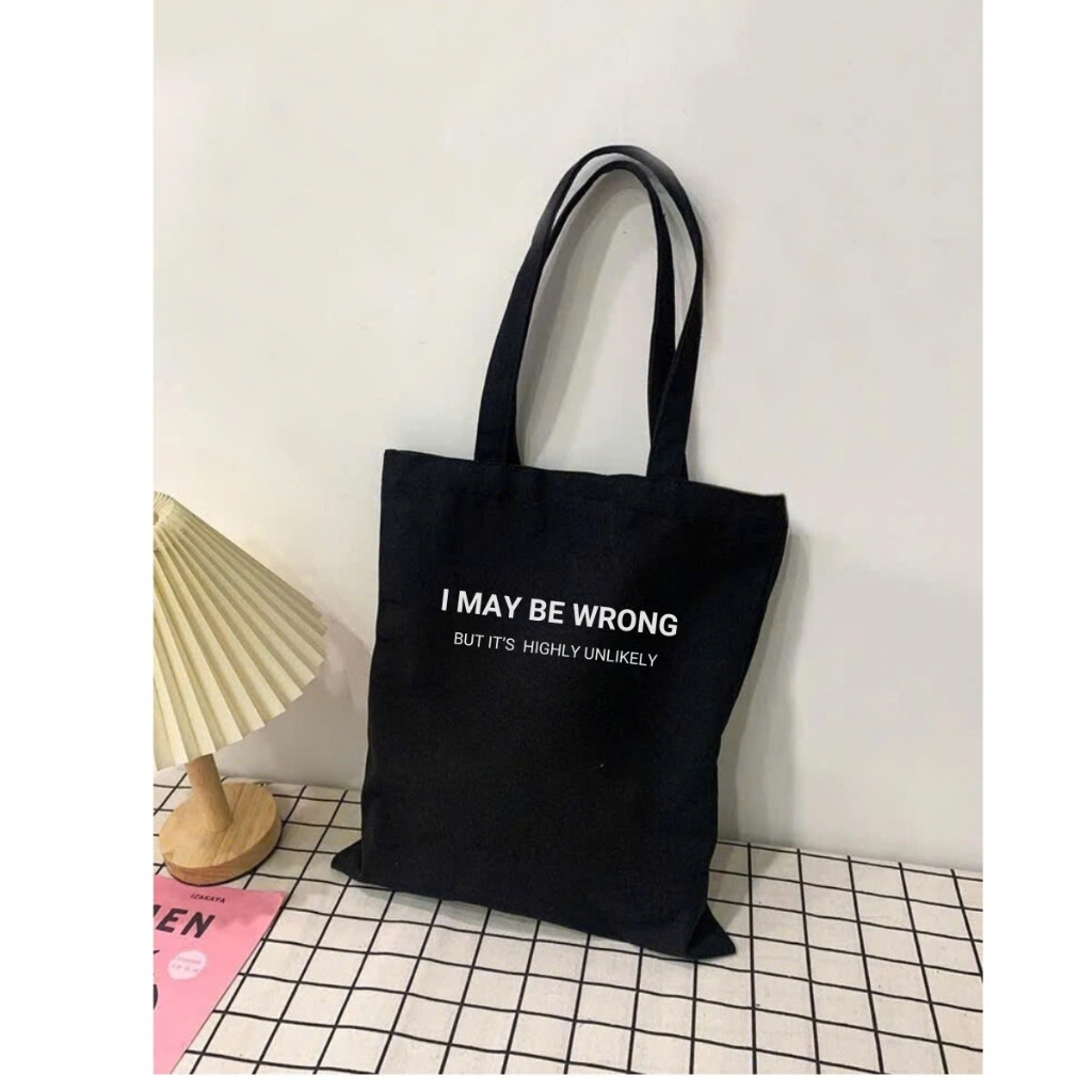 Túi Tote Vải Canvas phong cách Hàn Quốc  túi đi học, túi đi chơi  kích thước 33x37cm đựng vừa A4 mã TOTE04_thumbnail_9