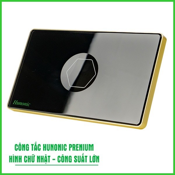 Công Tắc Cảm Ứng Hunonic (Premium Hình Chữ Nhật) Viền Vàng, Công Tắc Thông Minh Wifi Điều Khiển Từ Xa Bằng Điện Thoại_thumbnail_4