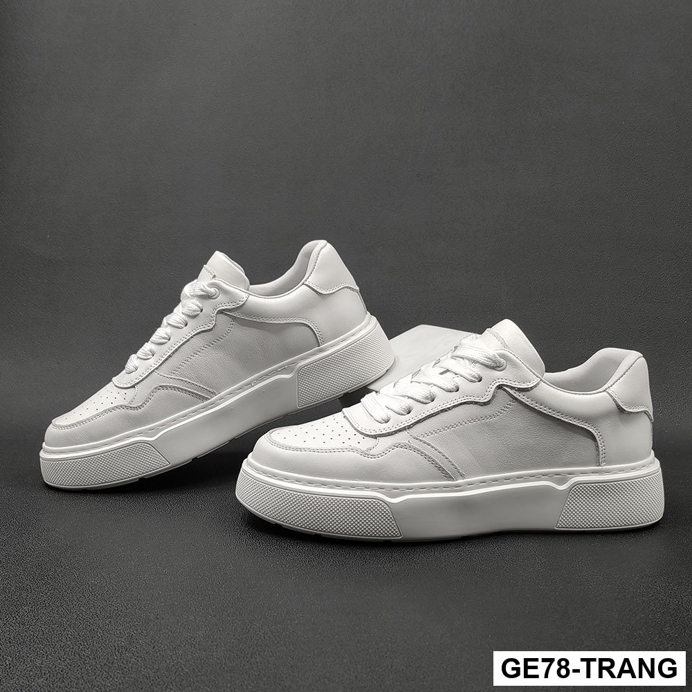 GE78 - Giày thể thao màu trắng đế dày_thumbnail_6