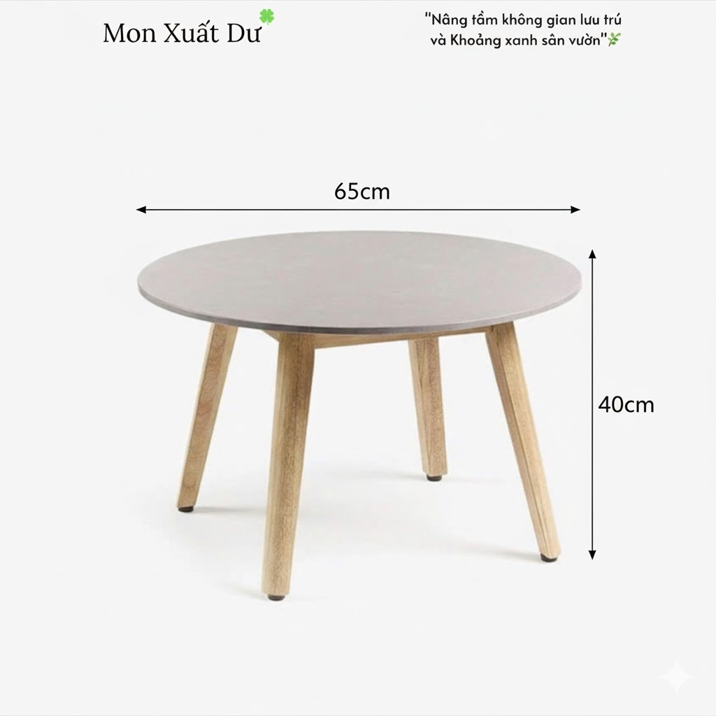 BÀN CAFE TRÒN MẶT ĐÁ ARTICLE