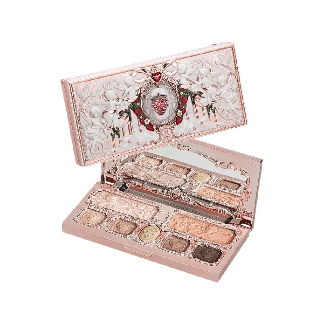 [FLOWER KNOWS] Bảng phấn mắt 7 ô Flower Knows Strawberry Cupid 14g