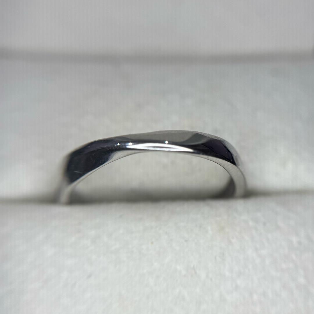 nhẫn cặp bạc si bạch kim kim cương dải xoắn chéo nhẹ freesize_thumbnail_3