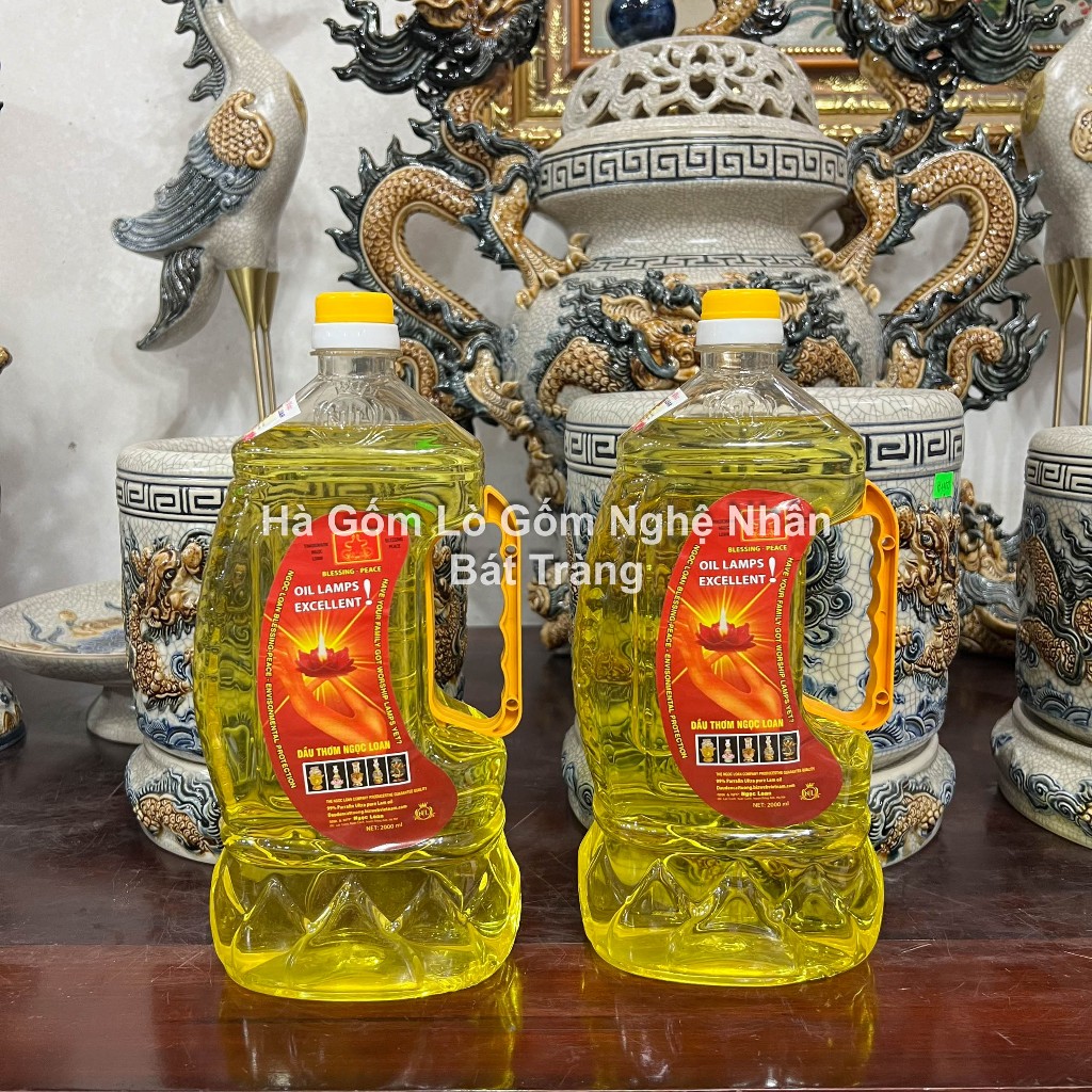 Dầu Lưu Ly 1,5L chuẩn Dùng cho đèn bàn thờ Đồ Thờ Cúng
