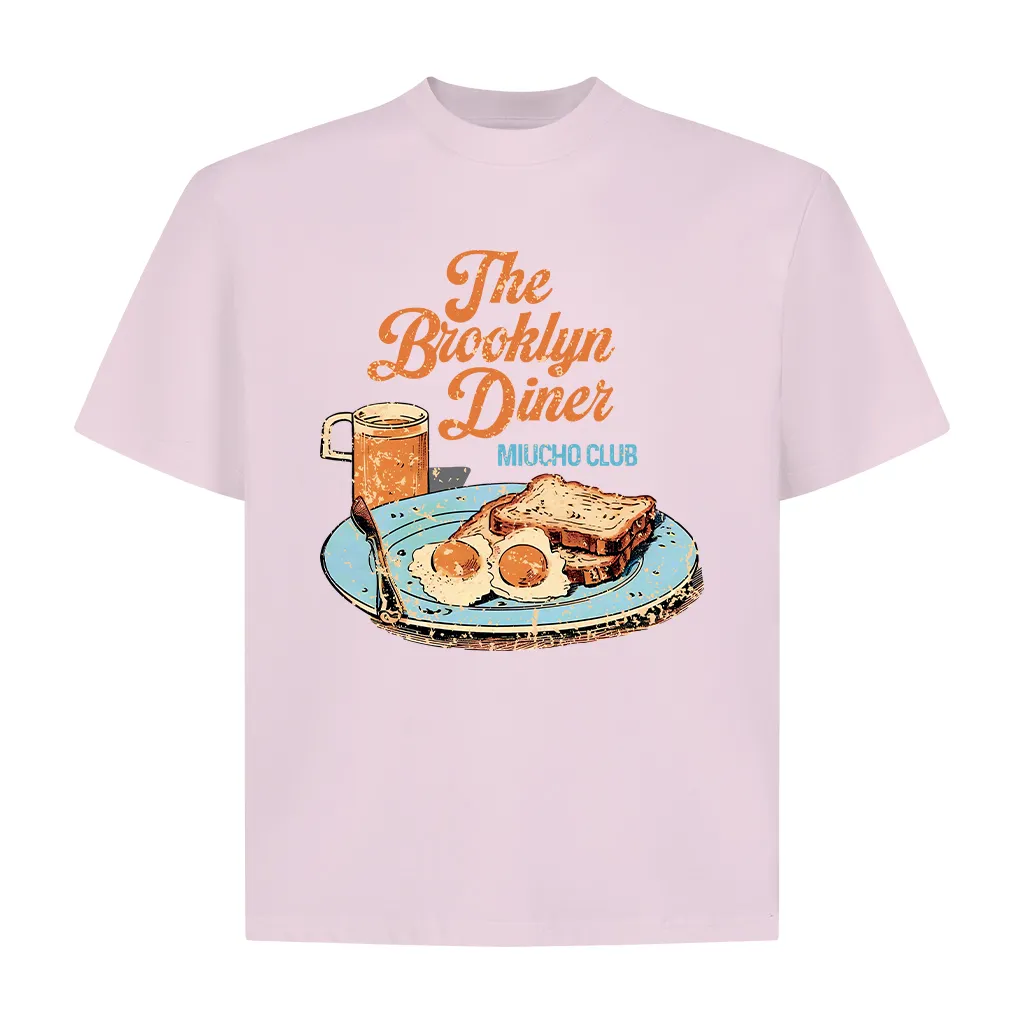 Áo thun boxy The Brooklyn Diner 2562 Miucho vải cotton thoáng mát đủ size đủ màu dễ phối đồ in mix_thumbnail_10