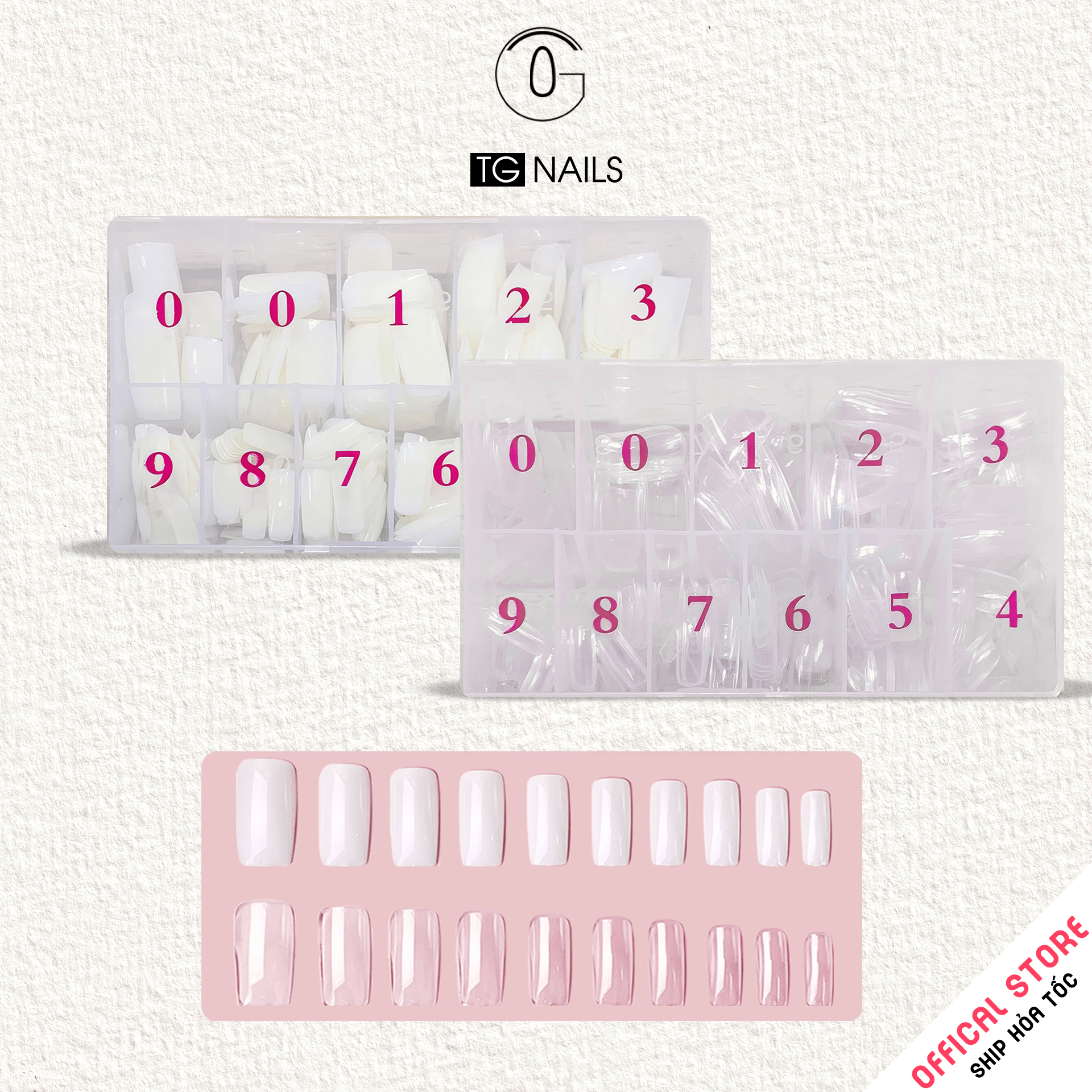  Móng úp chân giả dài TG Nails 