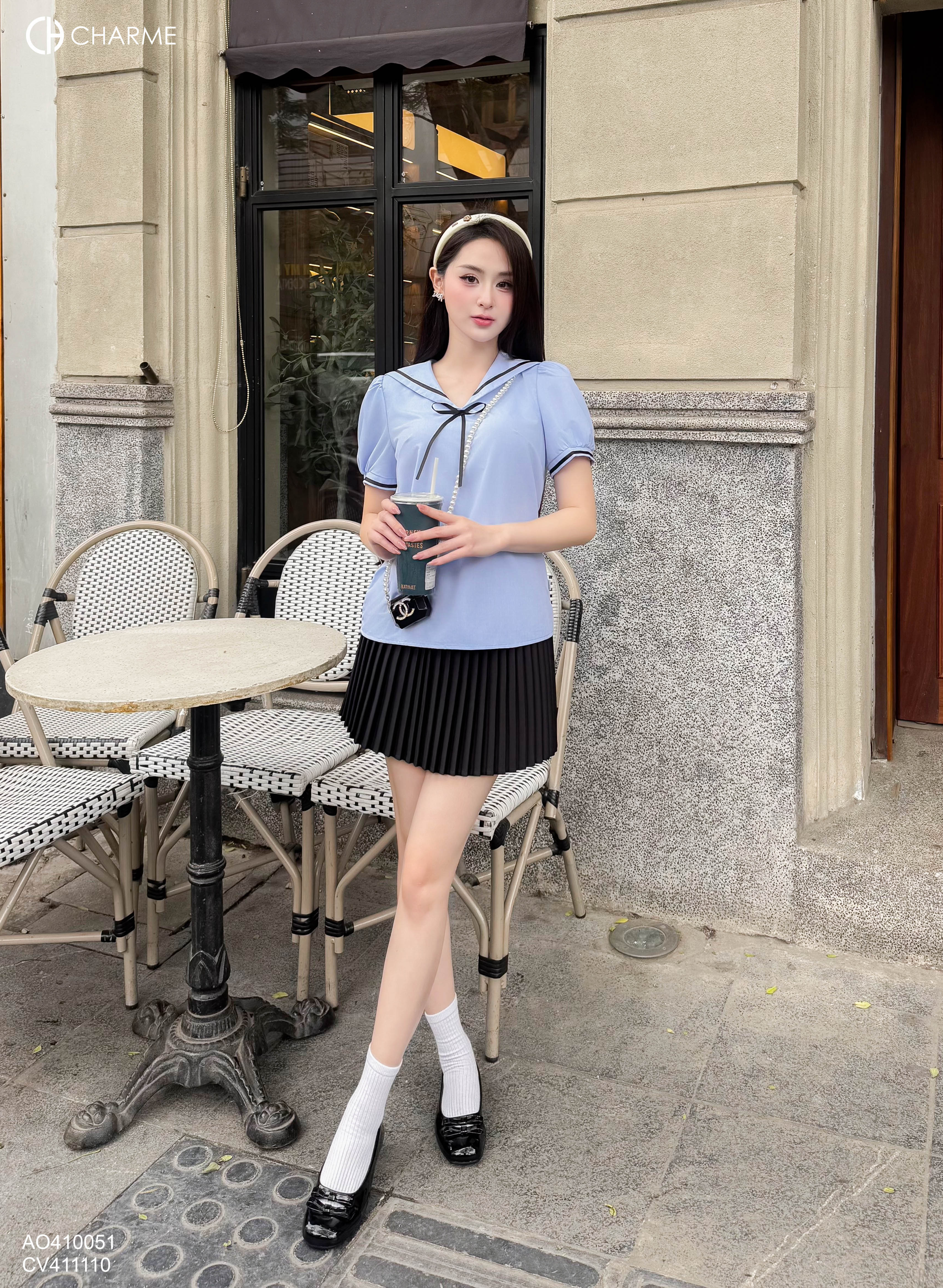 Áo sơ mi cổ thủy thủ