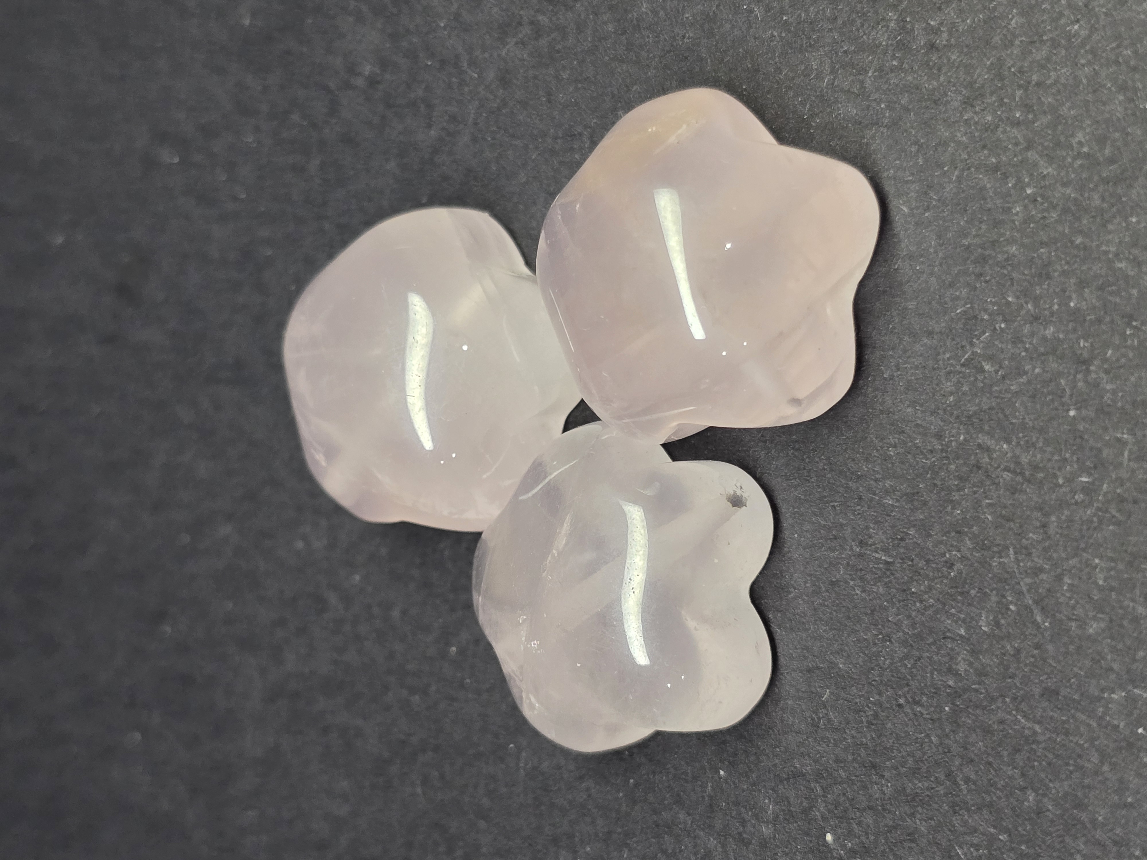 Charm Hạt Lẻ Thạch Anh Hồng - Hình Sao (Đã Xỏ Lỗ - Bán Lẻ 1 Viên)