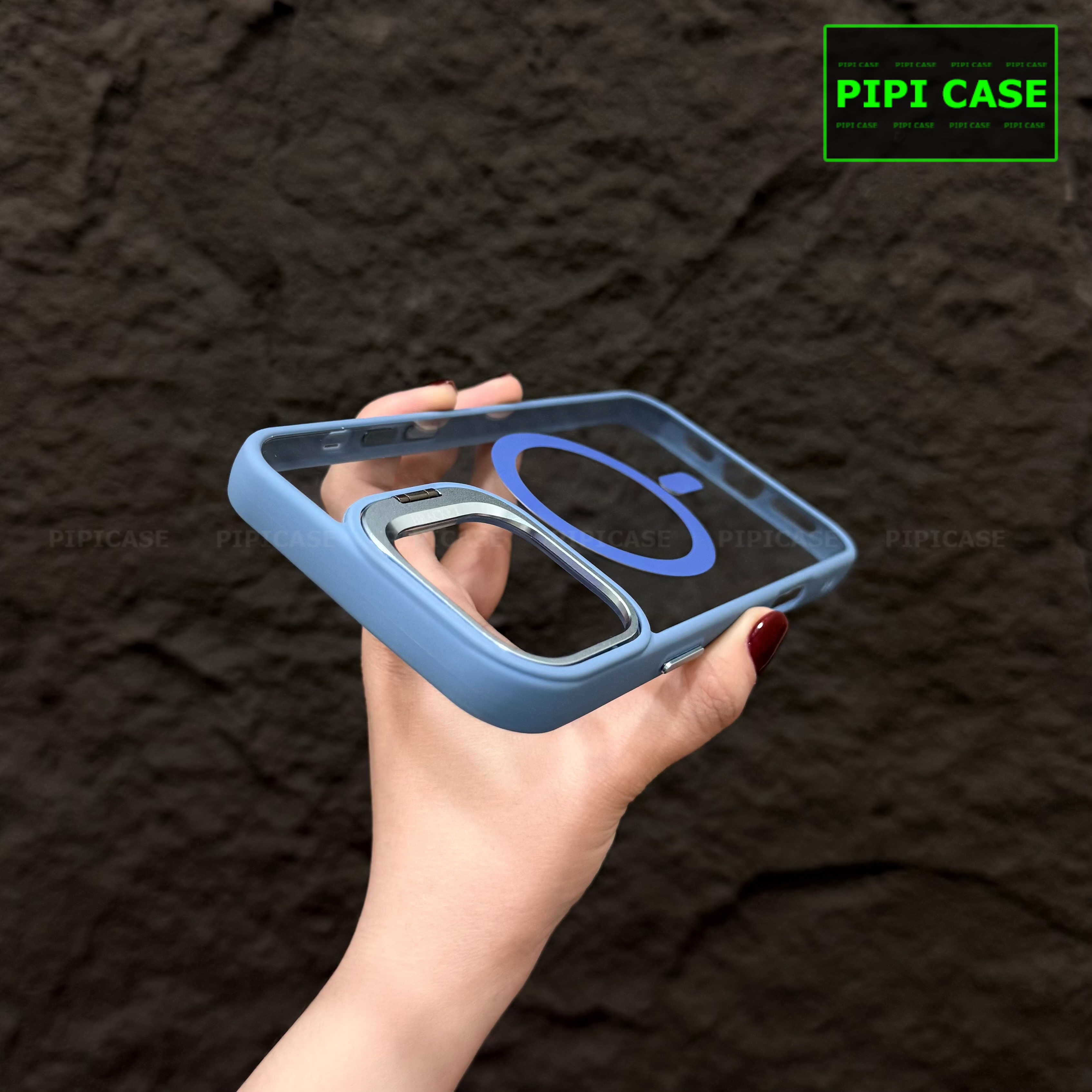 Ốp Lưng iPhone 14 Pro Max - Dansi - Xanh Nhạt_thumbnail_4
