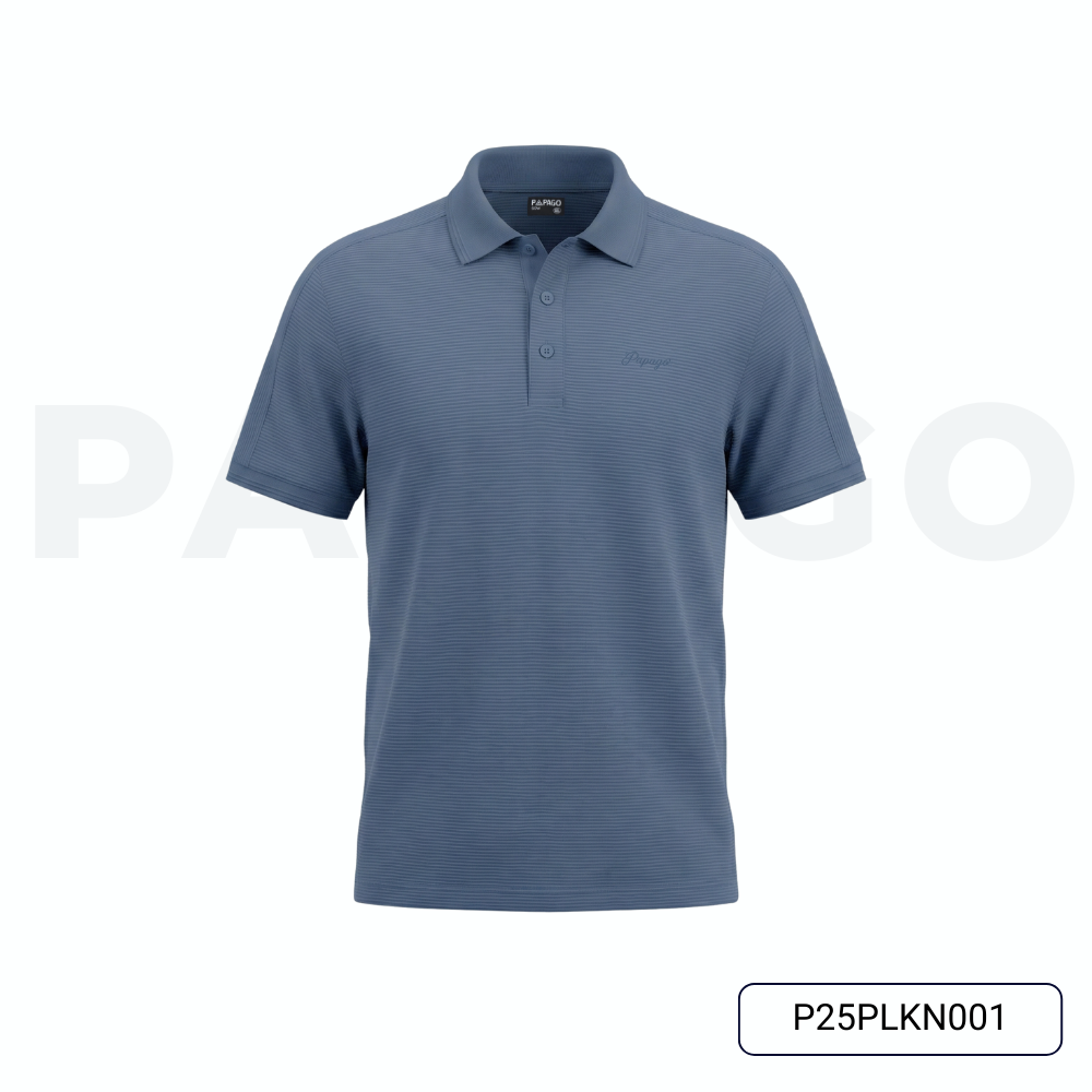 Áo polo cao cấp PAPAGO nam Trung niên form rộng thêu logo kẻ ngang - P25PLKN001_thumbnail_9