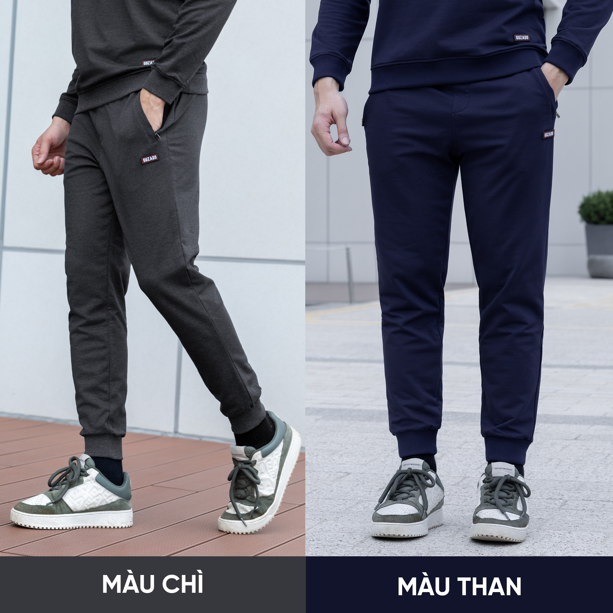 Quần Jogger Nam Casual Vải Nỉ Co Giãn Cao Cấp GQN01_thumbnail_0