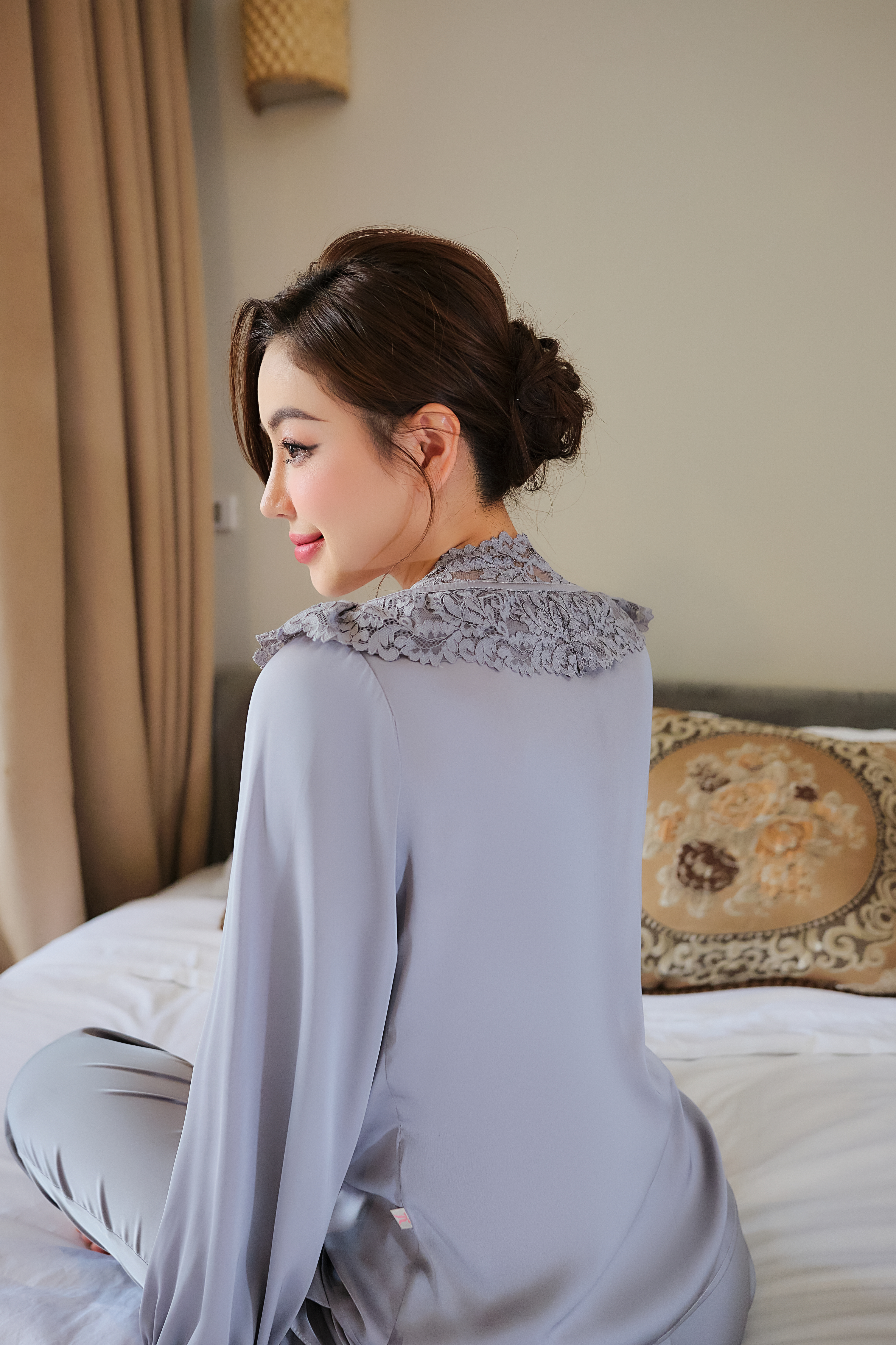 Bộ ngủ áo dài, quần dài BN459_thumbnail_4