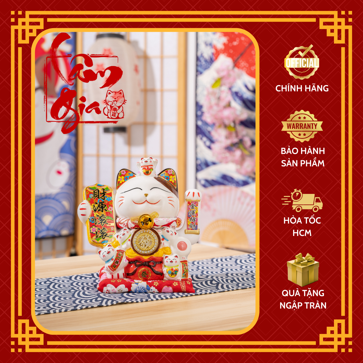 Mèo Thần Tài Vẫy Tay - Hưng Vượng