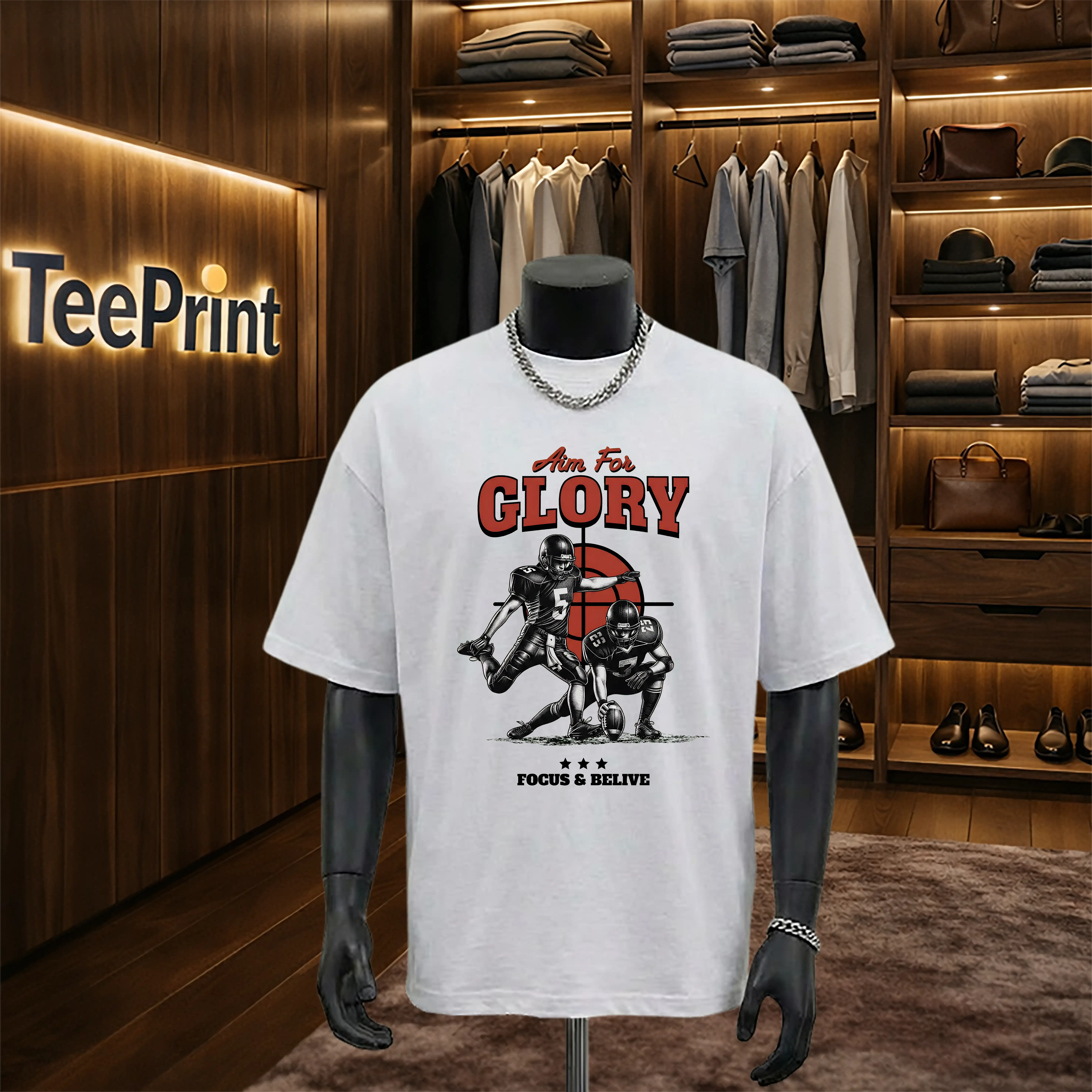 Áo thun nam sporty style TeePrint 3234 form rộng_thumbnail_2