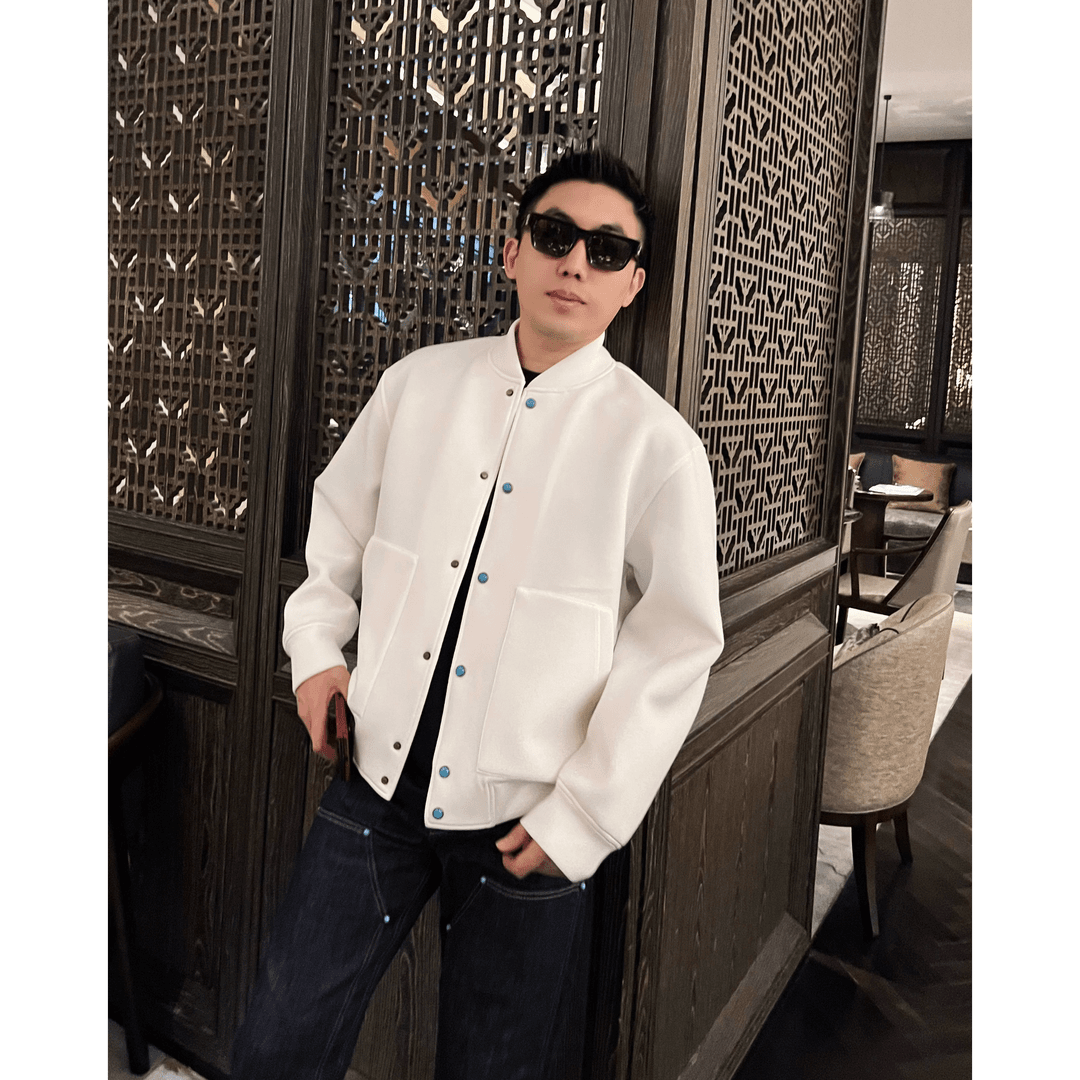 Áo Khoác Nam Snap Basic Hai Màu