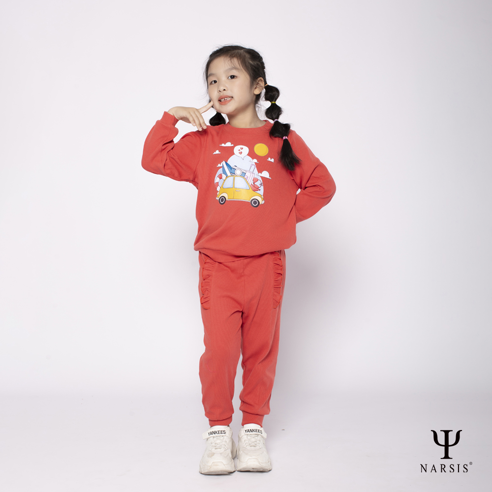 BỘ ĐỒ ĐÔNG BÉ GÁI NARSIS KM2016 KM2018 NARSIS CHẤT LIỆU THOÁNG MÁT, DỄ CHỊU, THOẢI MÁI CẢ NGÀY, D...