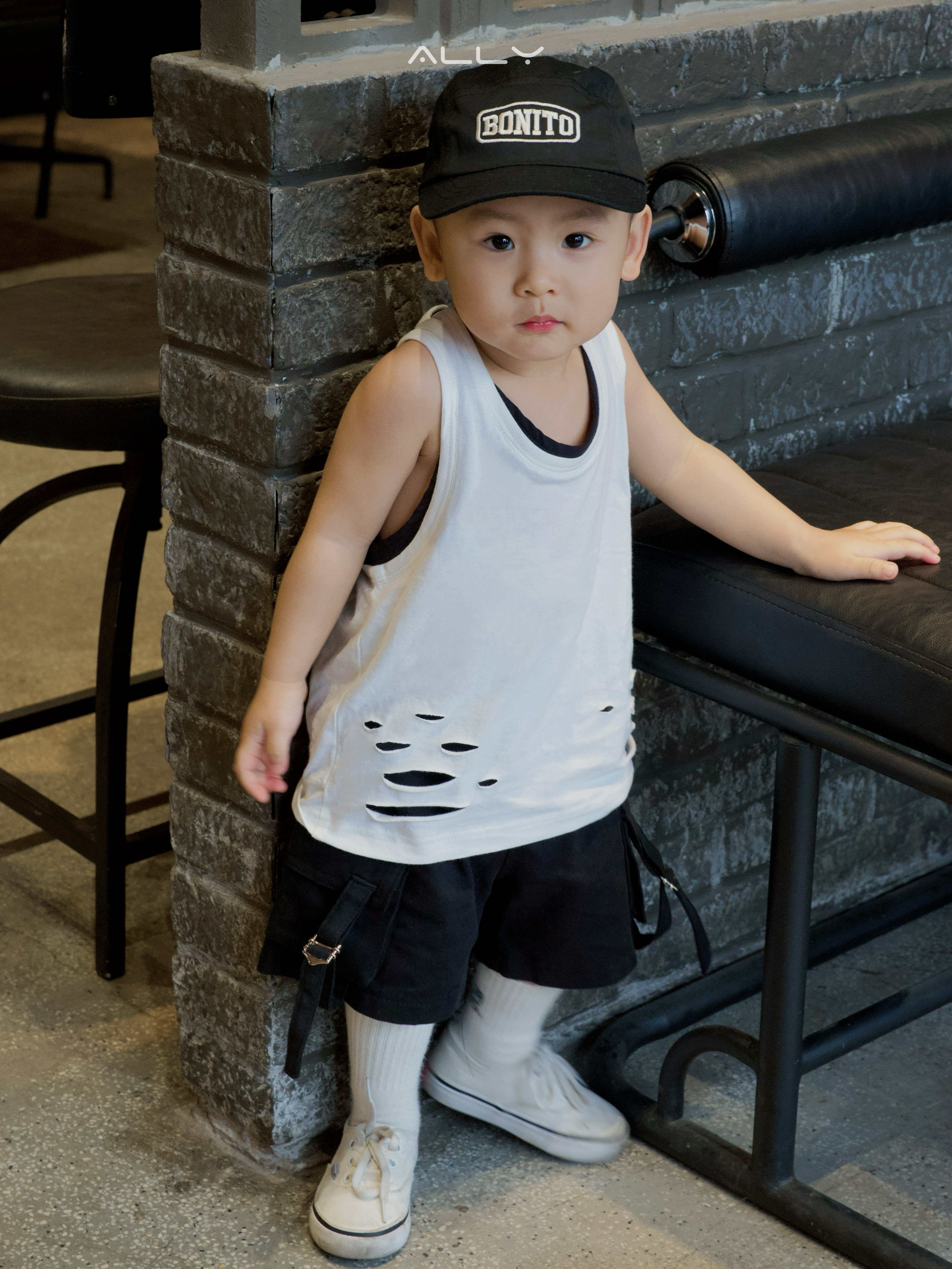 Áo thun 3 lỗ cotton giả 2 lớp cho bé_thumbnail_1