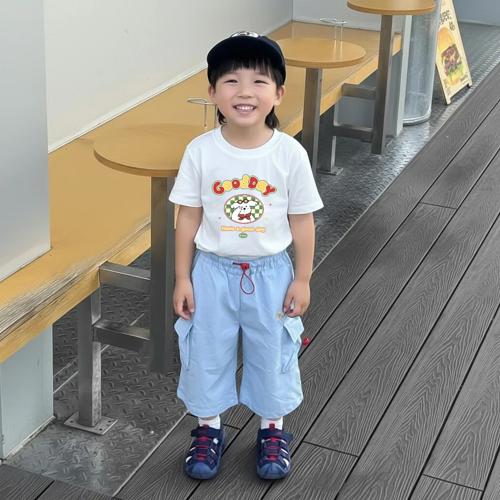 Áo thun kid hình cún đáng yêu Kado vải cotton thoáng mát dày dặn đủ size nhiều màu 2940_thumbnail_3