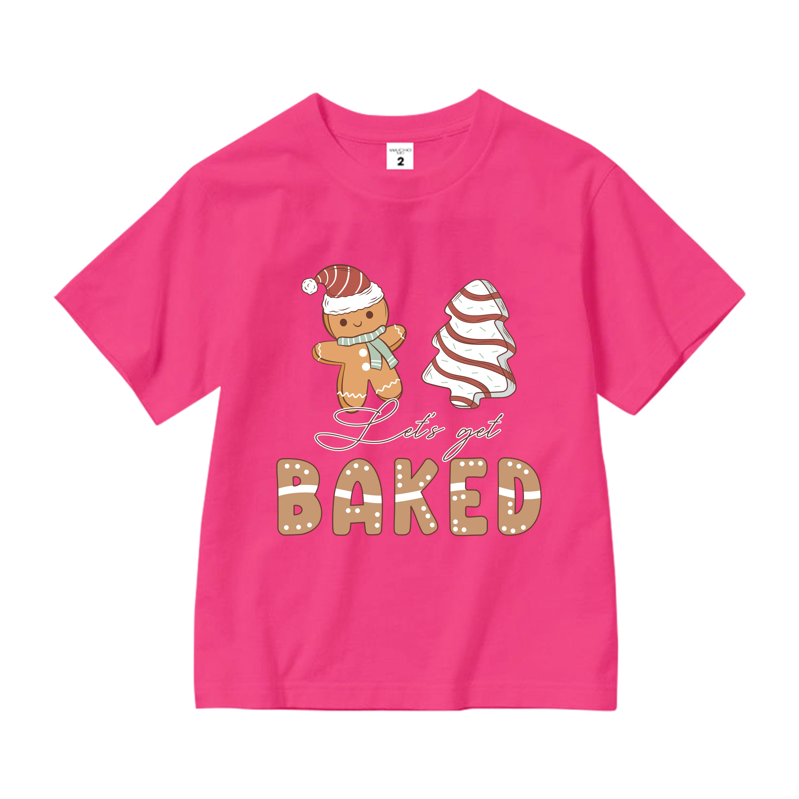 Áo thun bé gái giáng sinh noel from rộng chất vải cotton thoáng mát AED1705 Miucho Kid in graphic_thumbnail_0