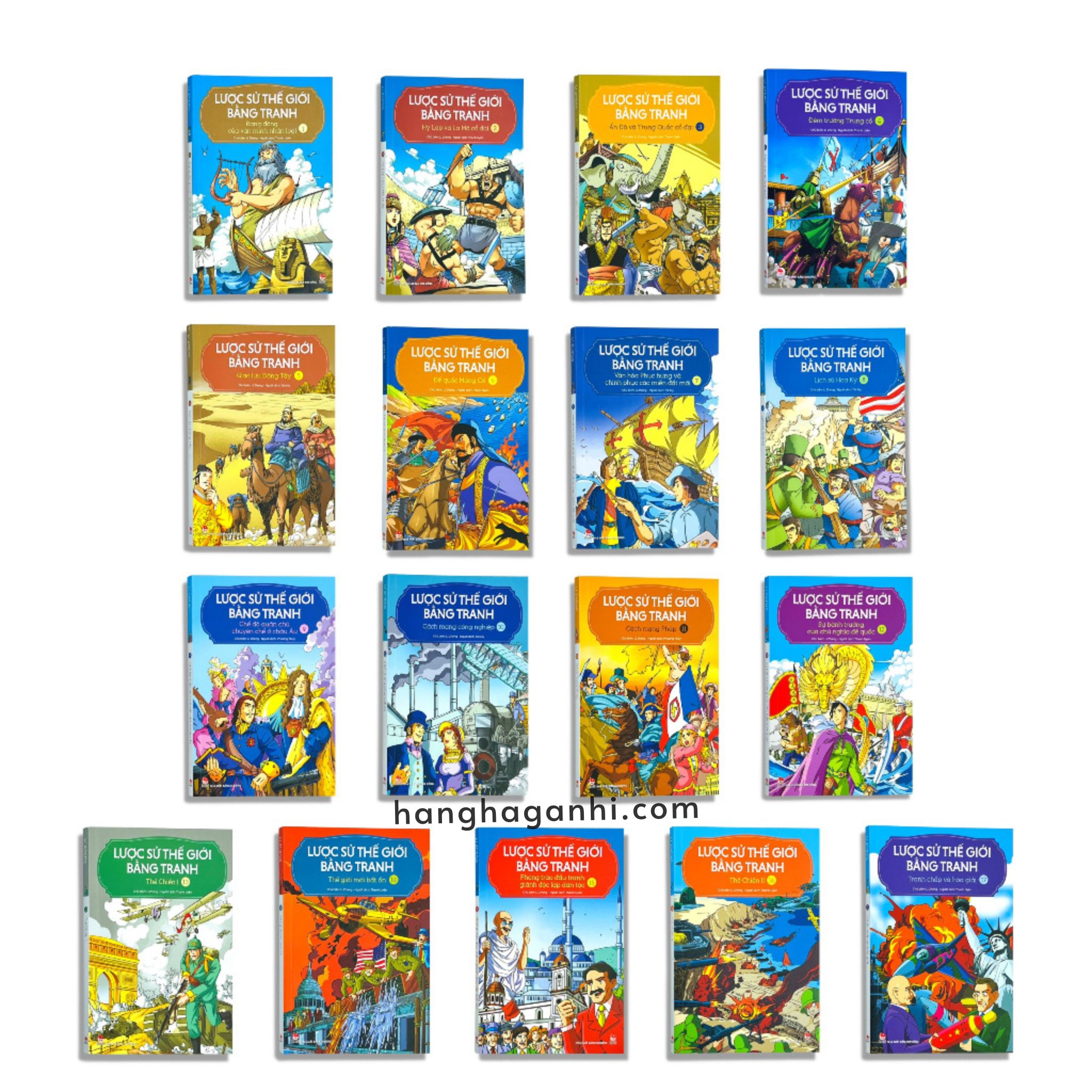 Sách - Lược sử thế giới bằng tranh (17 cuốn)