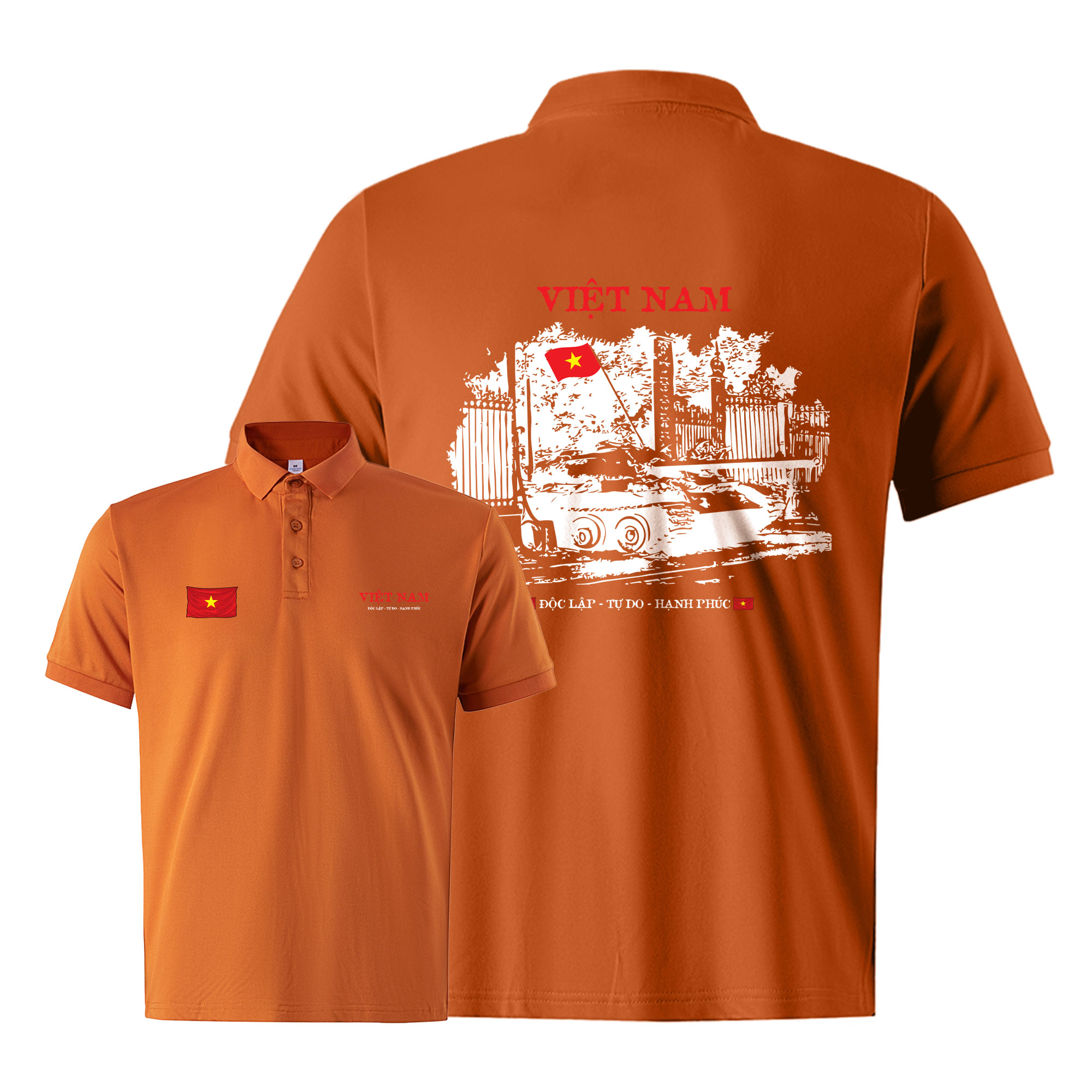 Áo polo nam big size Việt Nam tôi yêu form vừa 2142 Miucho Iconic vải cá sấu polyester in mix_thumbnail_14