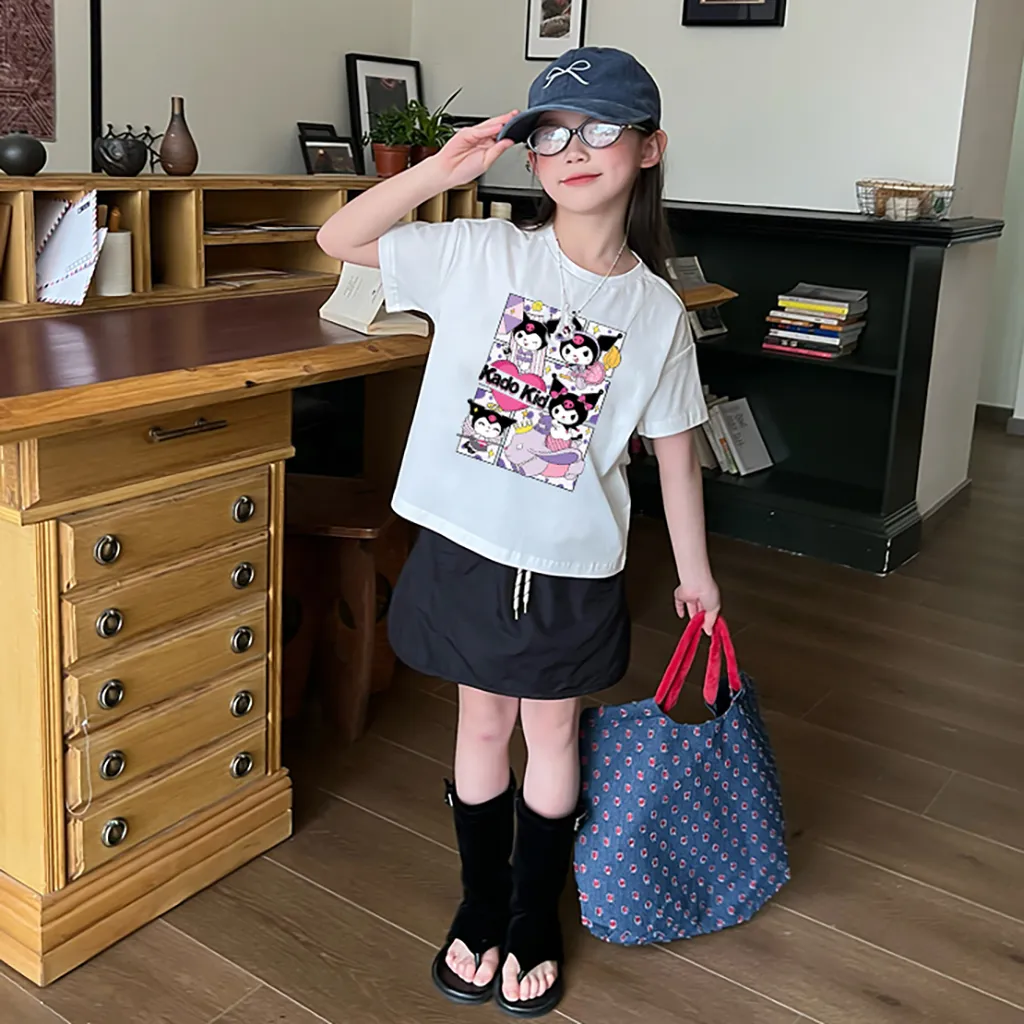 Áo thun bé gái đáng yêu Kado vải cotton thoáng mát hoạt hình in artwork 2970_thumbnail_3