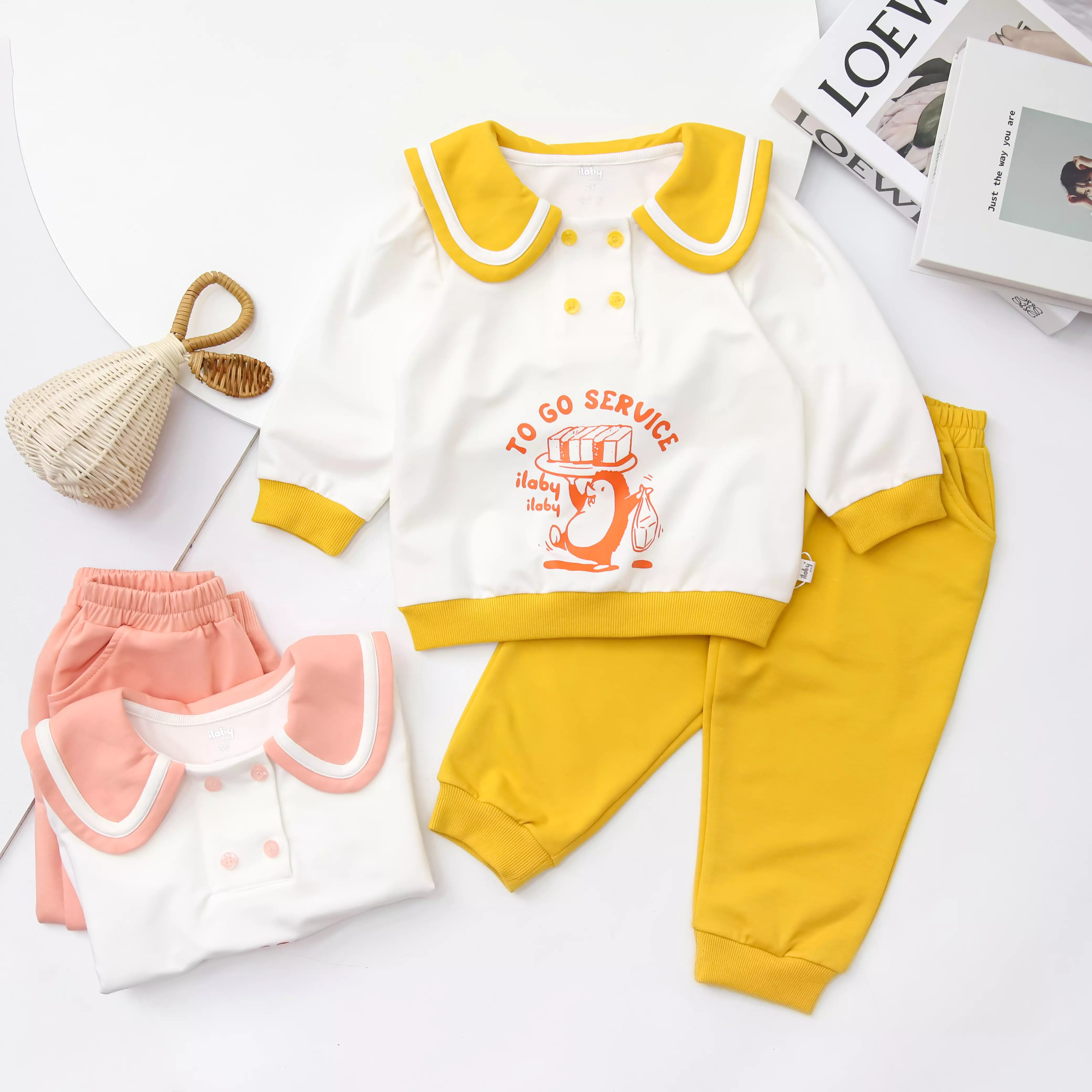 Bộ nỉ bé gái cổ thuỷ thủ_thumbnail_0