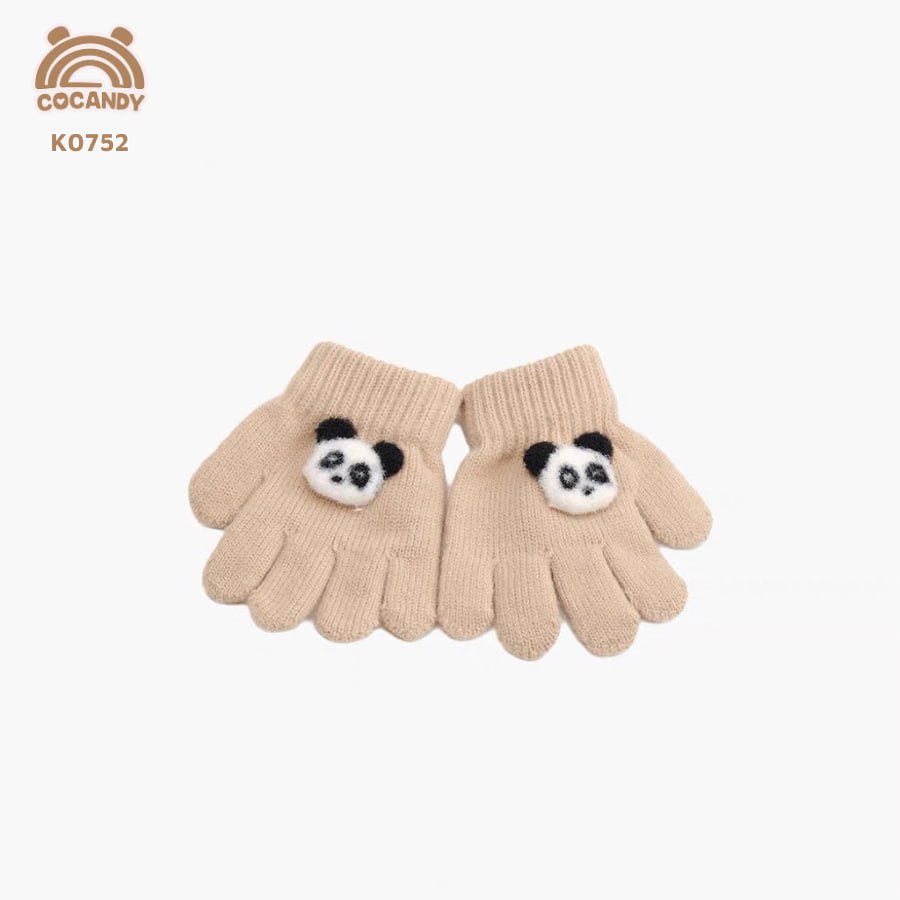 Găng tay nhập BE ĐẬM gấu trúc