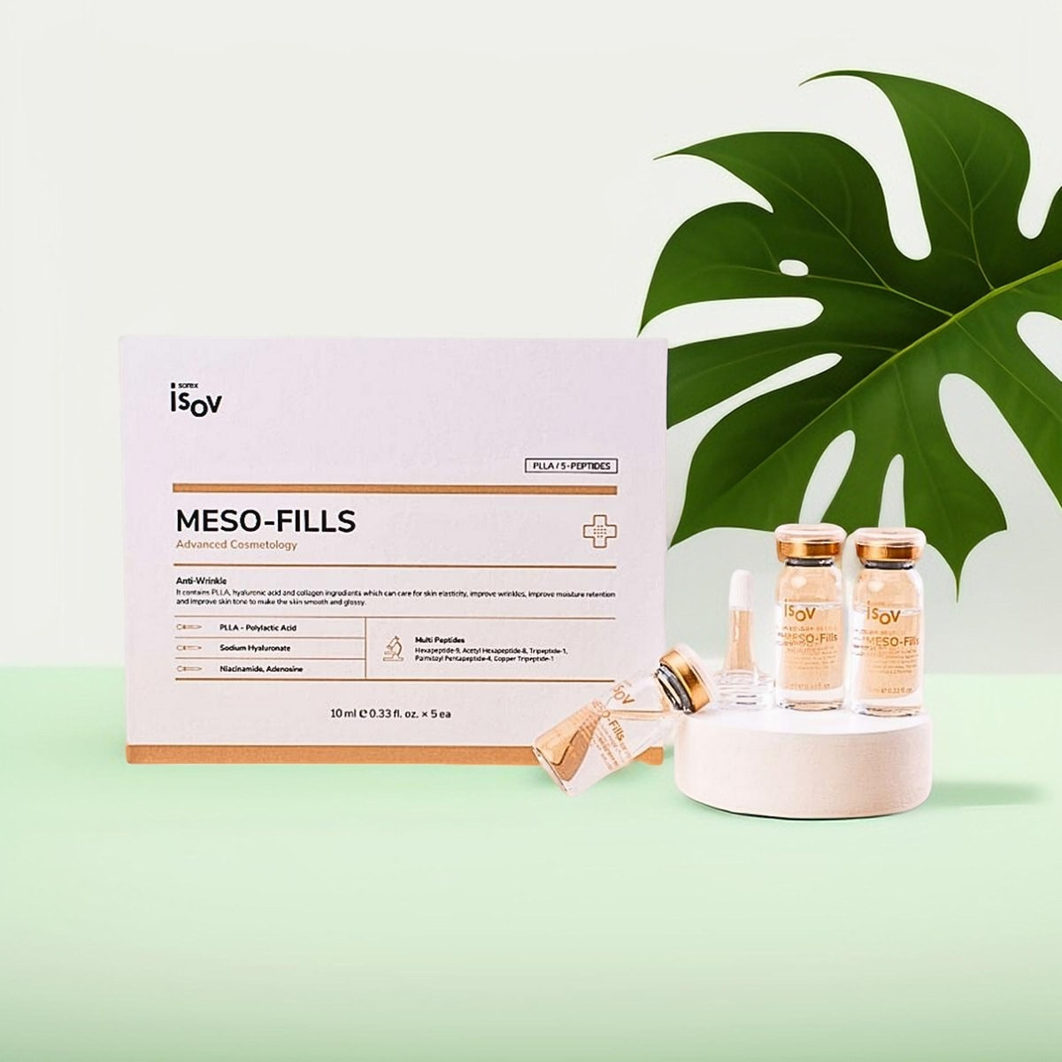 Serum Collagen iSOV Meso Fills Hộp 5 Ống x 10ml - Trẻ Hóa & Tái Tạo Da