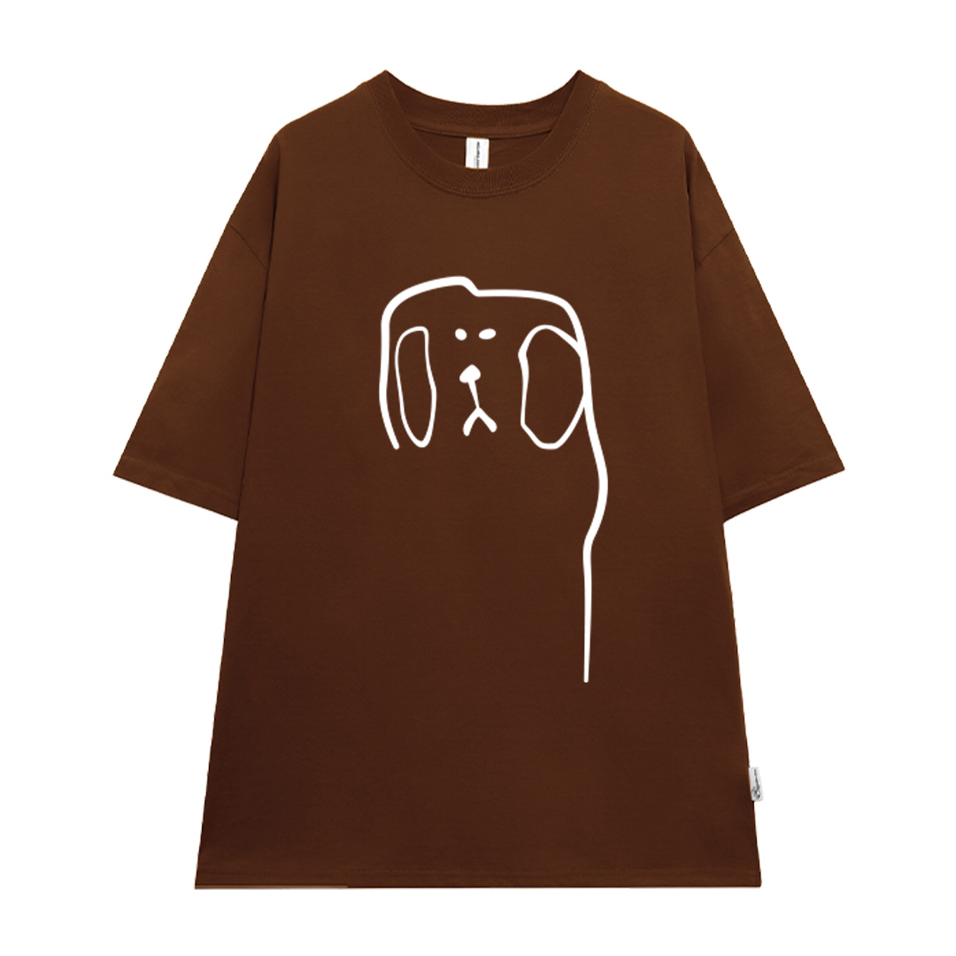 Áo thun cặp đôi couple đáng yêu from rộng ATD1371 Miucho vải cotton cổ tròn in artwork_thumbnail_9