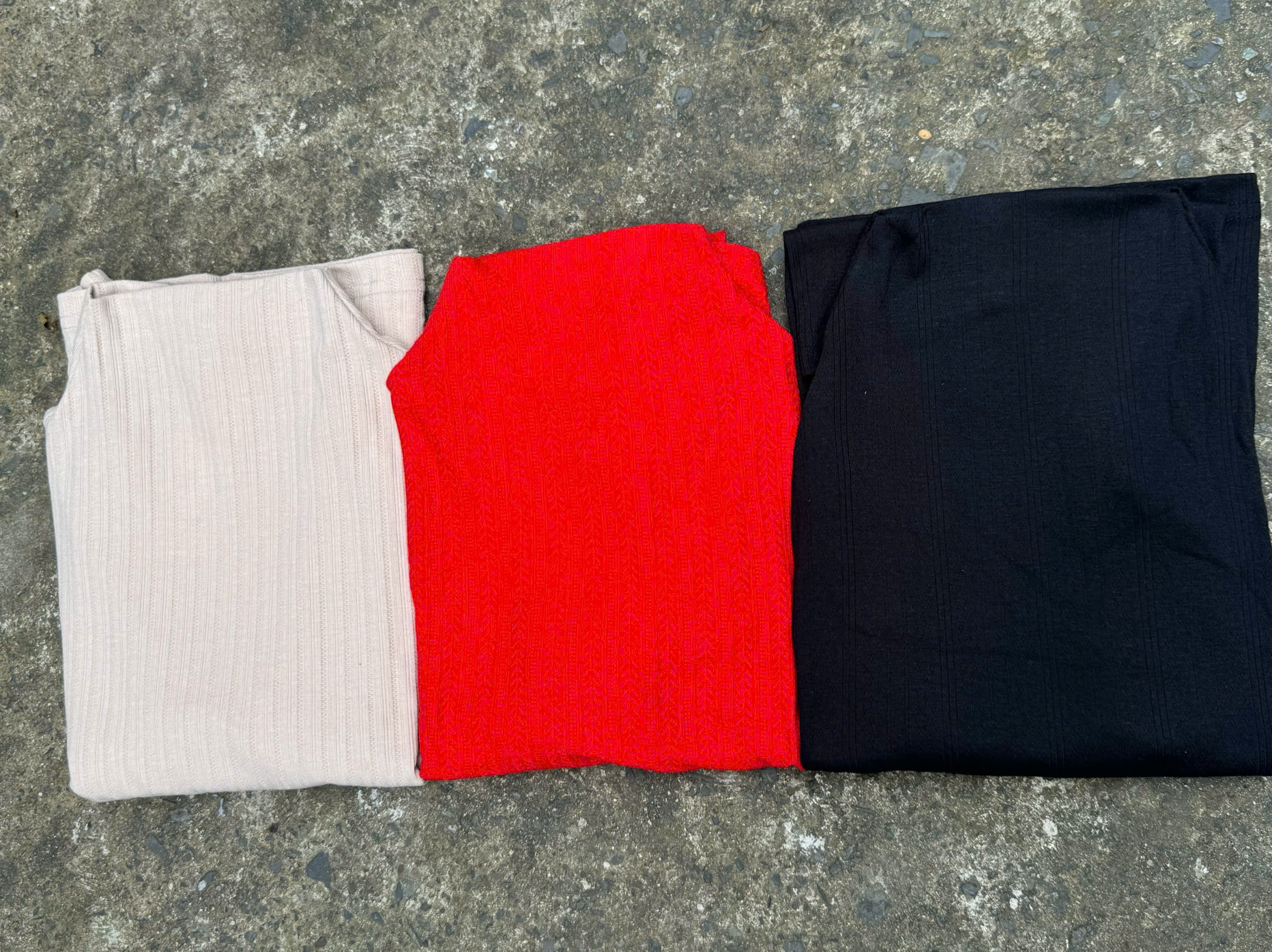 A716 ÁO THUN CỔ LỌ 3 MÀU