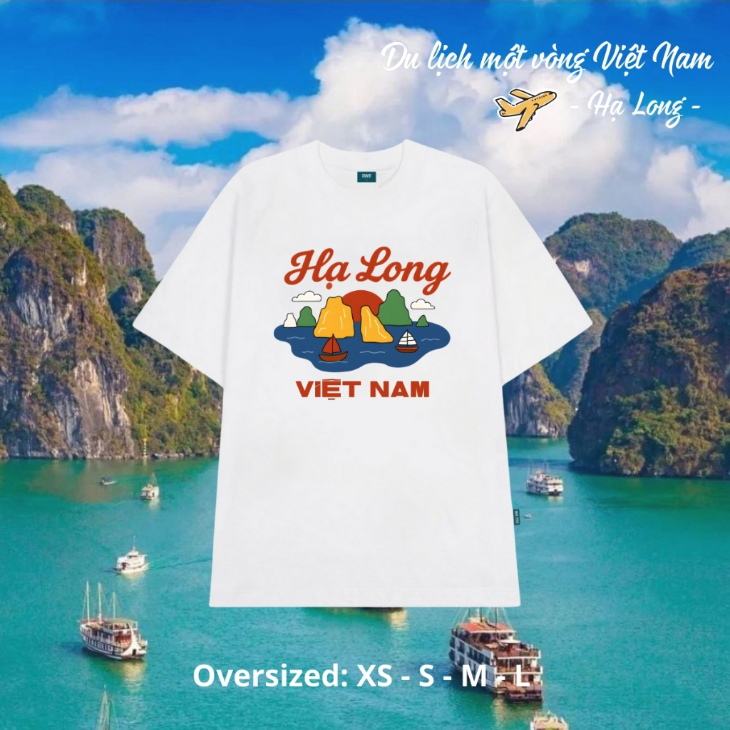 Áo thun du lịch Việt Nam, Huế, Hạ Long... dáng oversize rộng local brand We Tee - T028_thumbnail_11