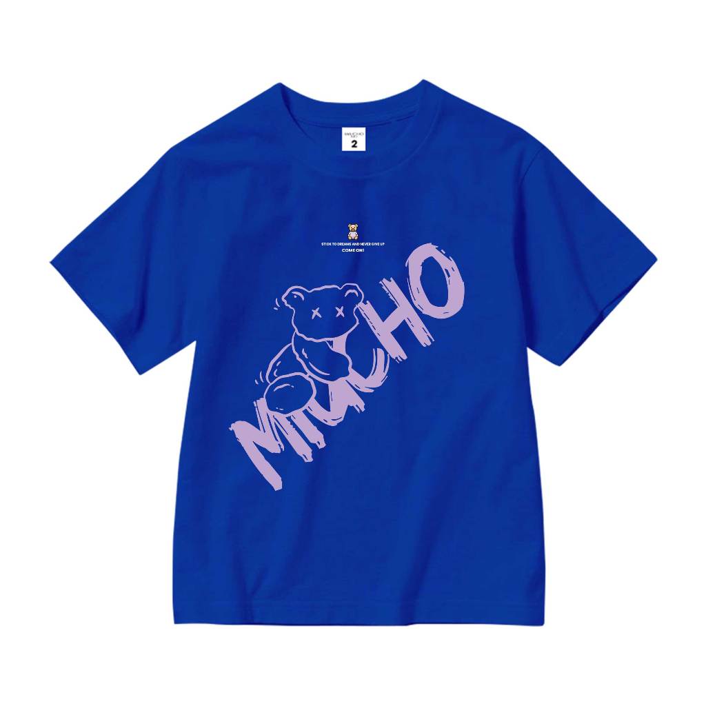 Áo thun cho bé gái form rộng AED1101 Miucho Kid tay ngắn vải cotton cổ tròn in mix_thumbnail_12