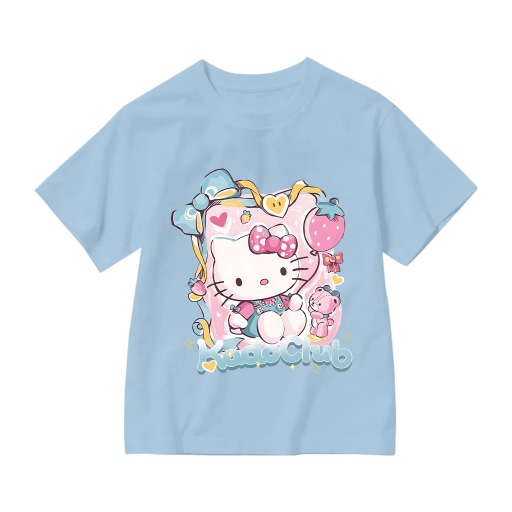 Áo thun bé gái Kado tay ngắn cổ tròn vải cotton thoáng mát dày dặn hình Kitty dễ thương 2871_thumbnail_20