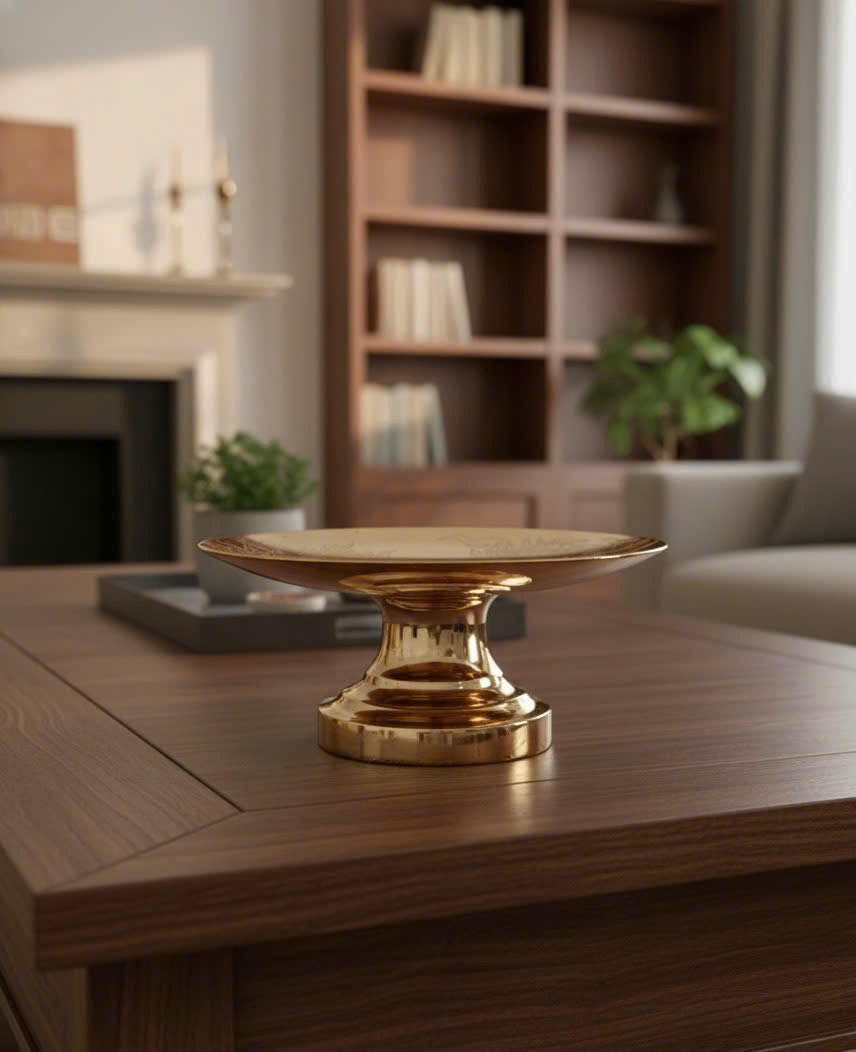 Mâm đựng hoa quả - mâm bồng đúc đồng đỏ _thumbnail_0