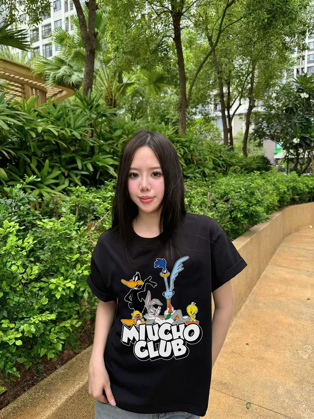Áo thun boxy unisex AXD2417 Miucho vải cotton 100% mềm mại thoáng mát in mix_thumbnail_6