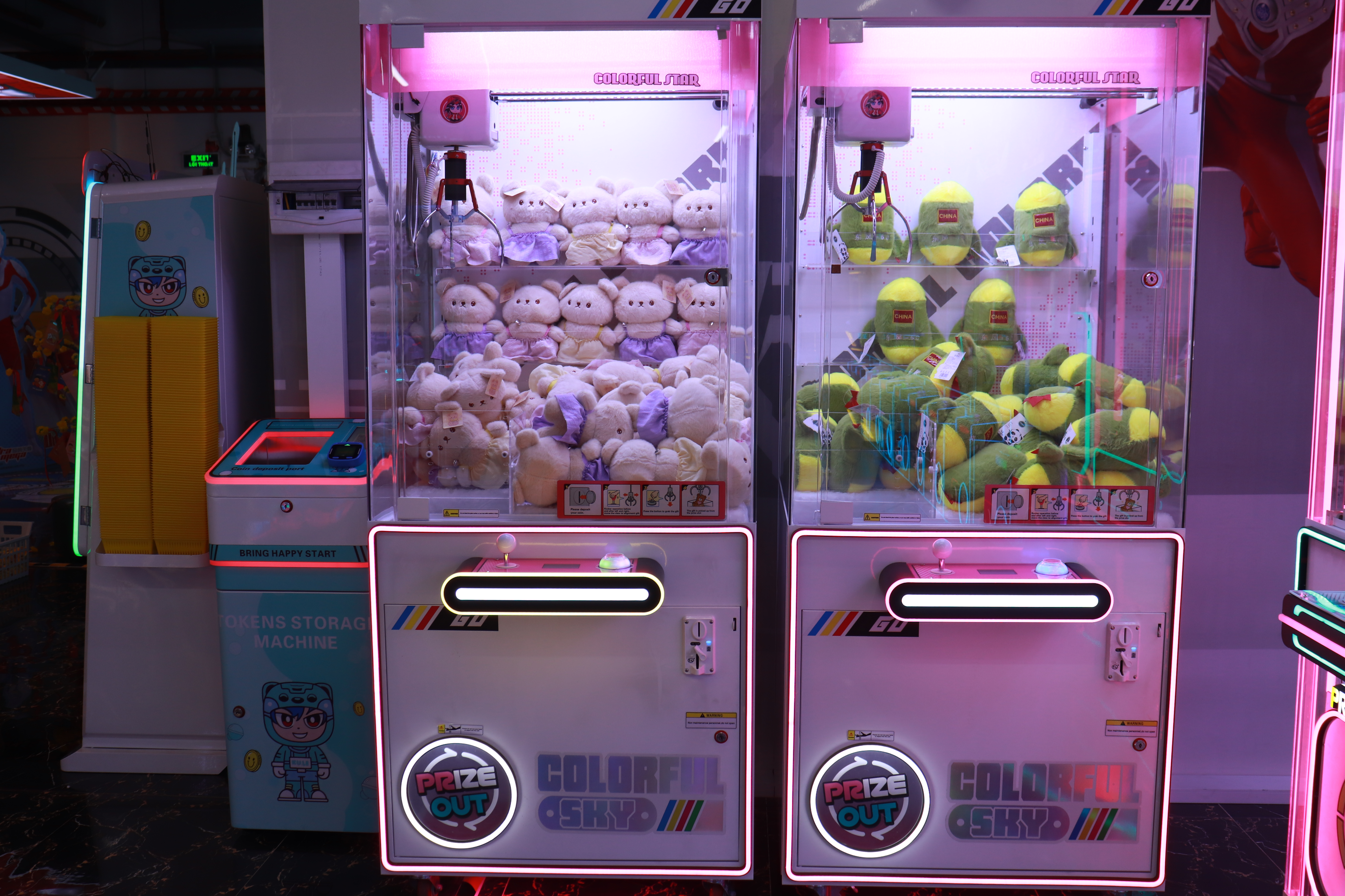 Máy gắp gấu colorful star