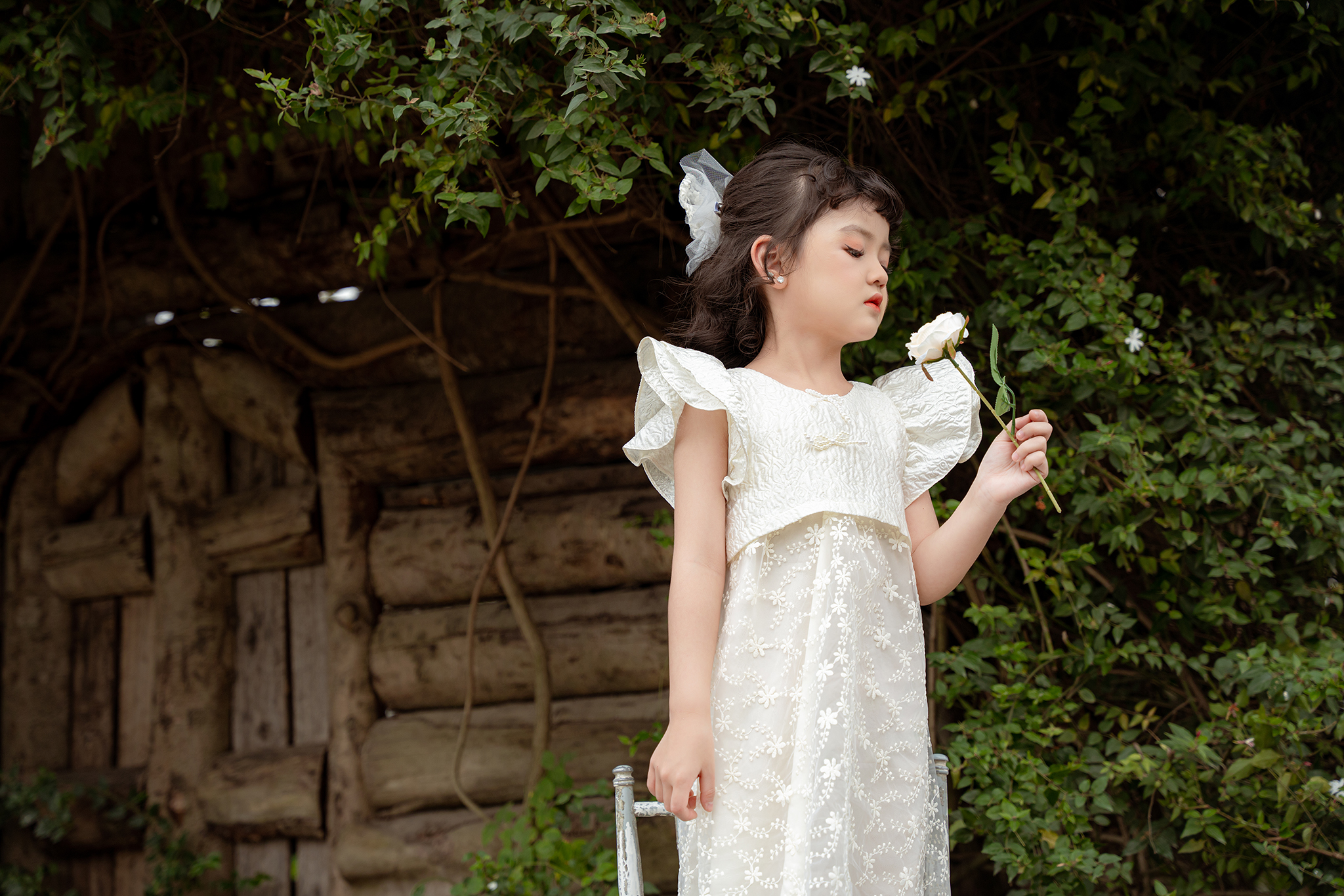 Váy suông tay 2 tầng đính nơ ngọc_thumbnail_4