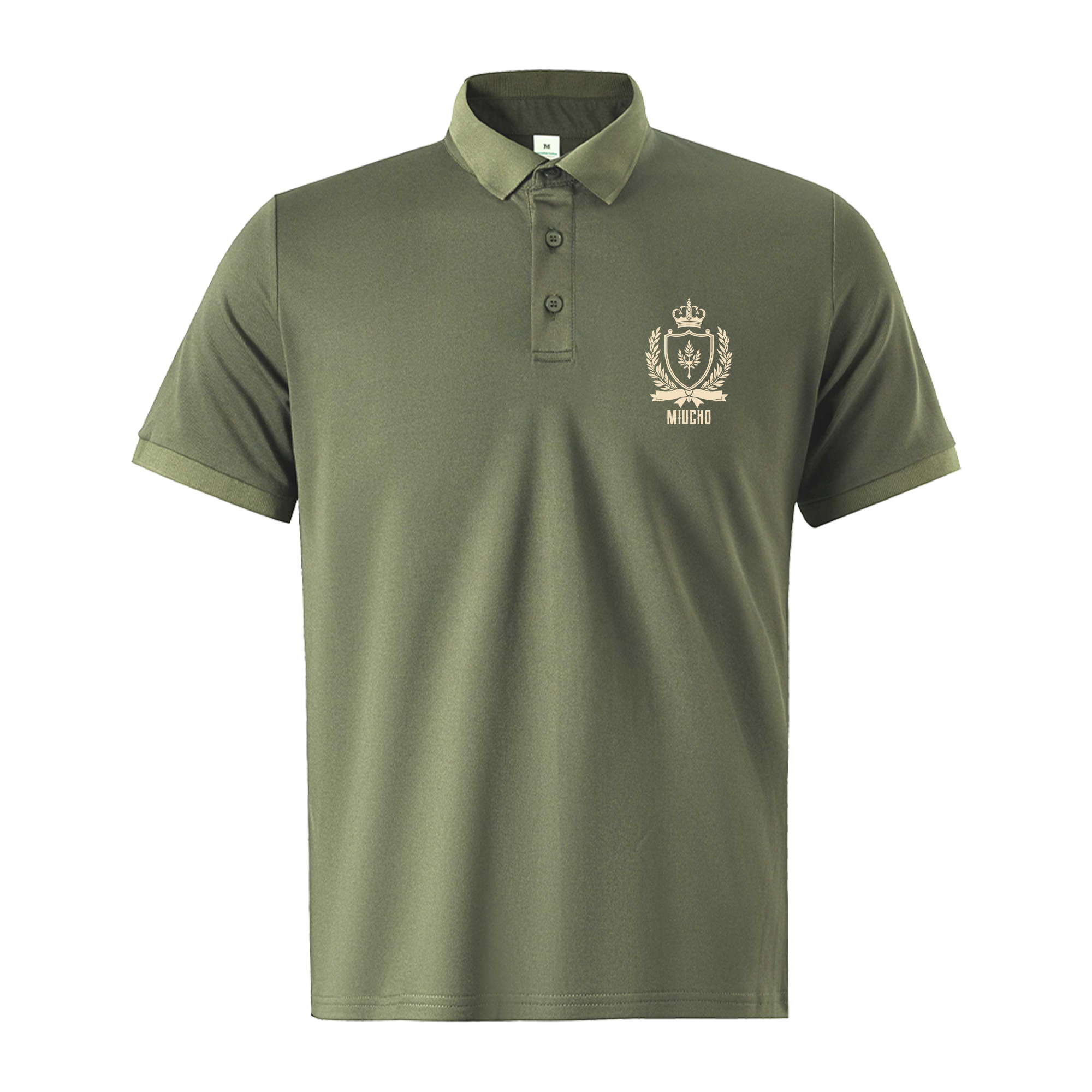 Áo polo nam local brand PLCSD2410 Miucho Iconic vải polyester bền nhẹ chống nhăn in basic_thumbnail_8