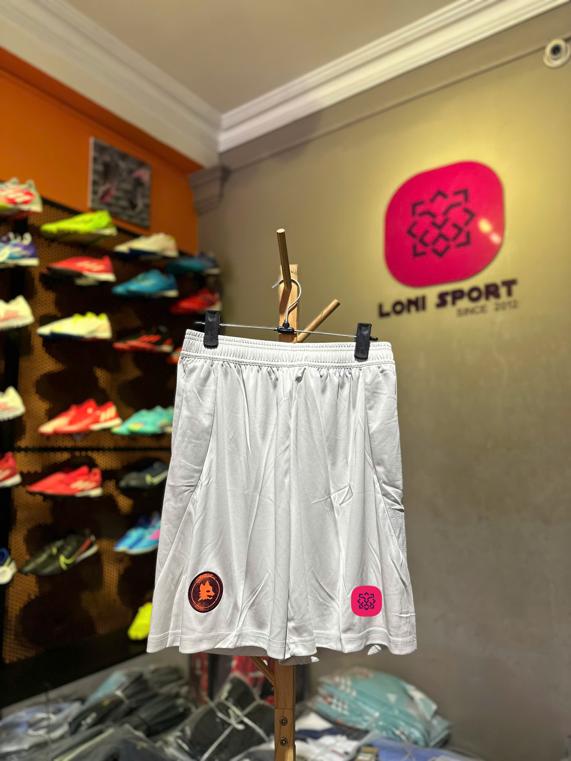 Bộ bóng đá CLB As Roma sân khách trắng kem 24/25 SF_thumbnail_1