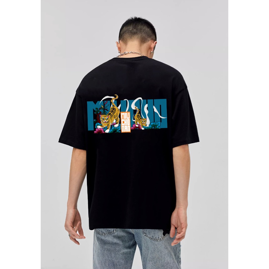 Áo thun nam form rộng 12 con giáp tuổi Dần ( tuổi hổ) ATD440 Miucho Man cotton cổ tròn ingraphic_thumbnail_3