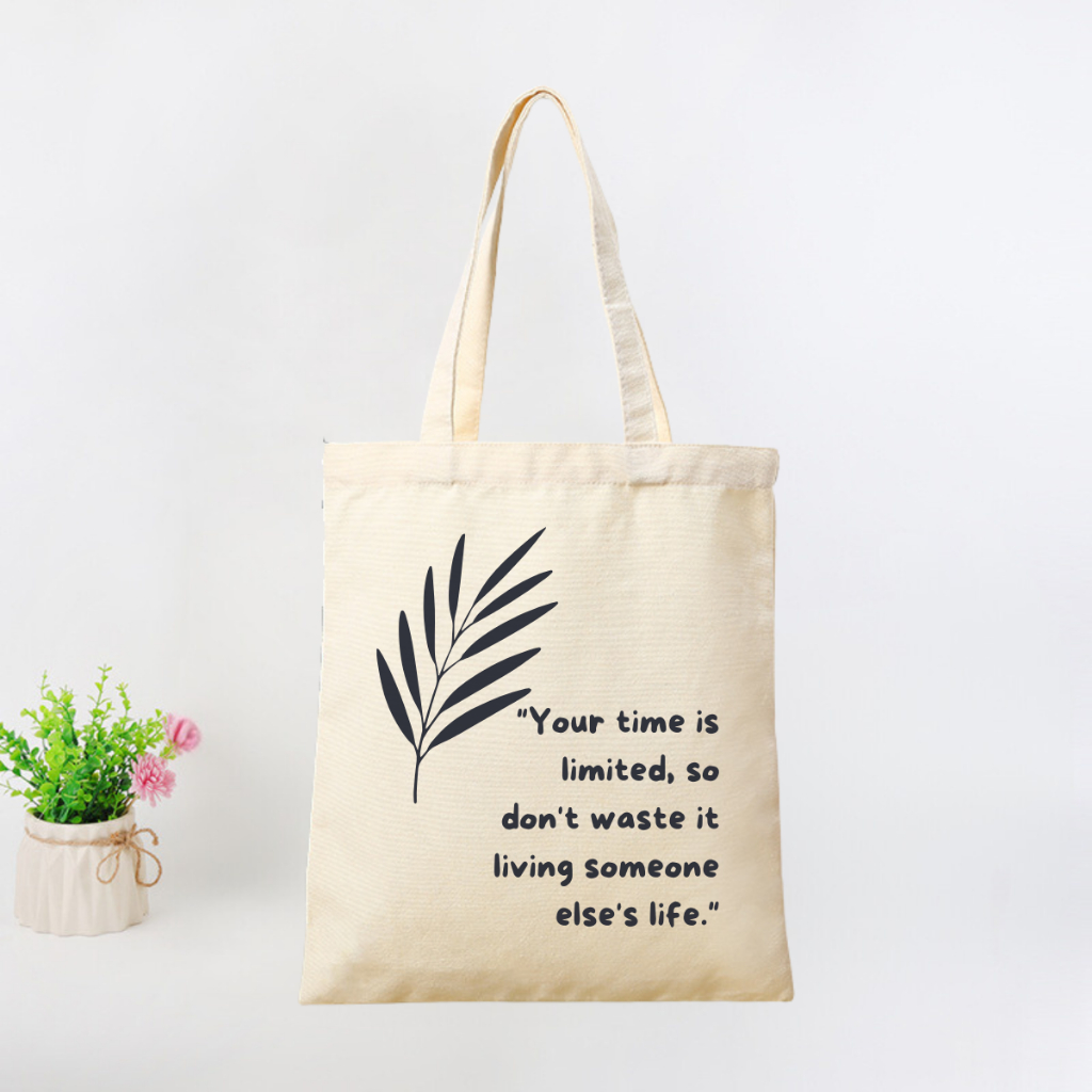 Túi tote vải canvas We Tee phong cách Hàn Quốc có khoá kéo và ngăn phụ - TOTE03_thumbnail_5