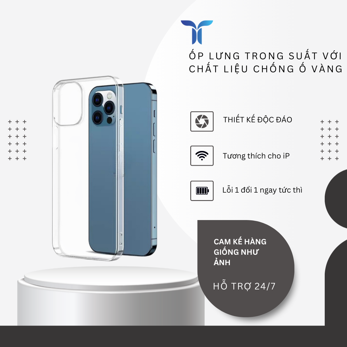 Ốp lưng ip X-17 trong suốt siêu mỏng khoe màu máy,bảo vệ toàn diện_thumbnail_1