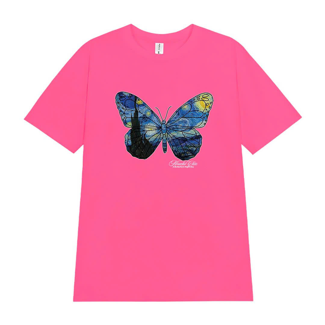 Áo thun nữ form vừa regular hình bướm ARD2342 Miucho vải cotton thoáng mát mềm mại co giãn_thumbnail_9