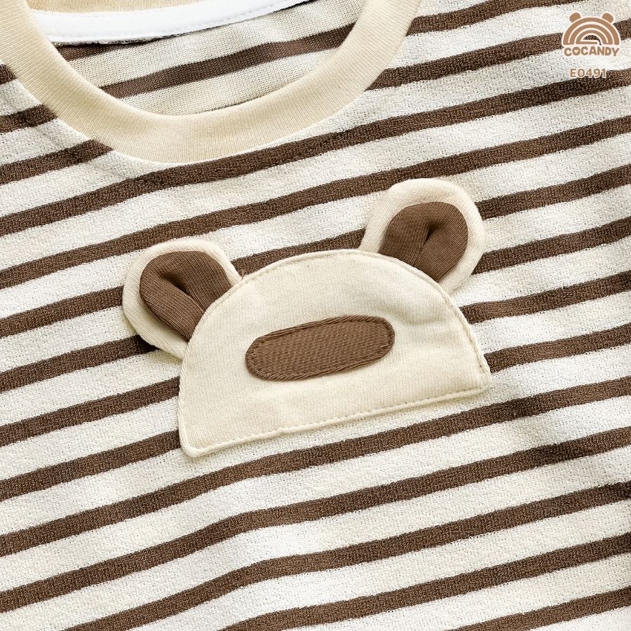 Áo gile NÂU kẻ BE phối gấu_thumbnail_4